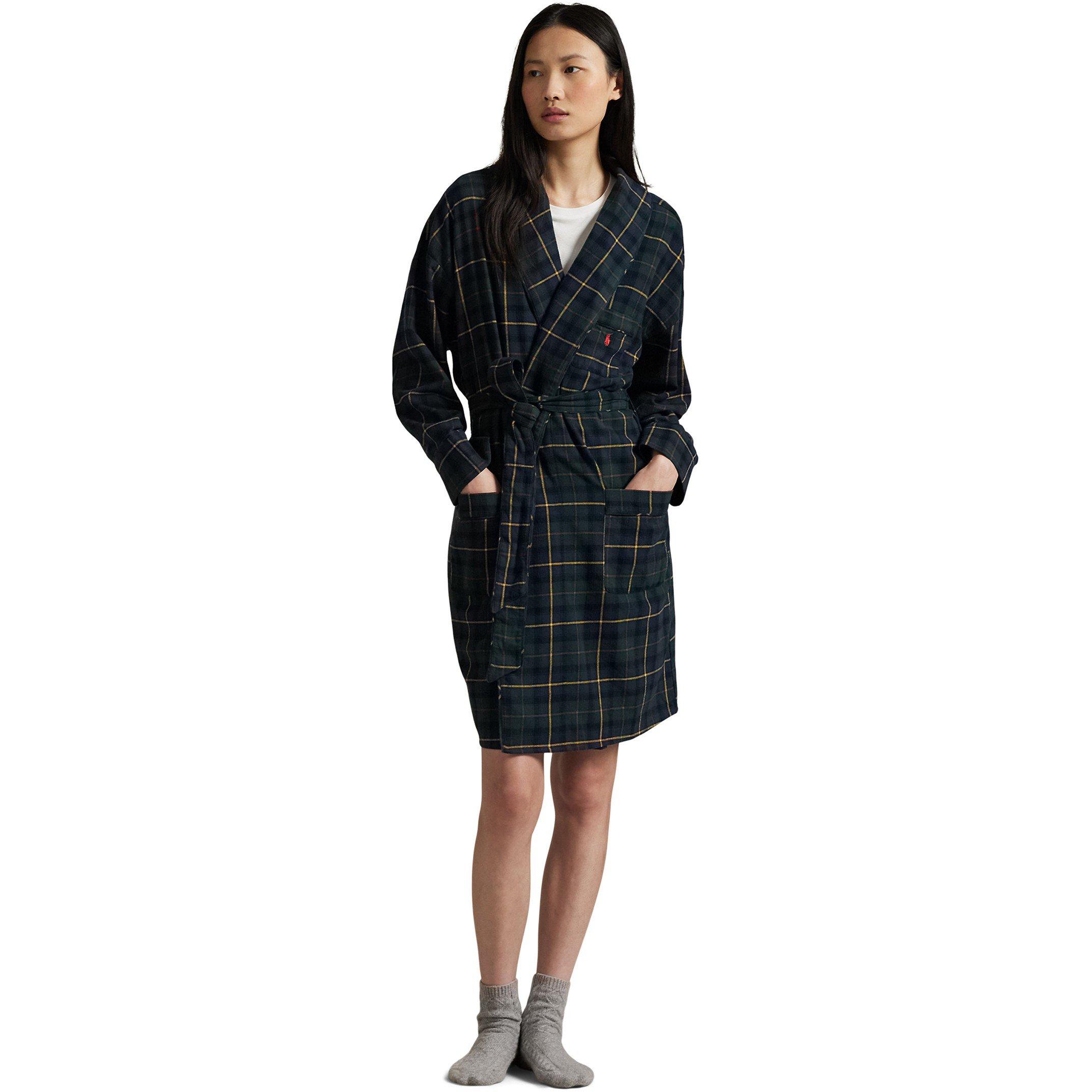 Polo Tartan - Polo Ralph Lauren - Women's Short Fluffy Dressing Gown - 1