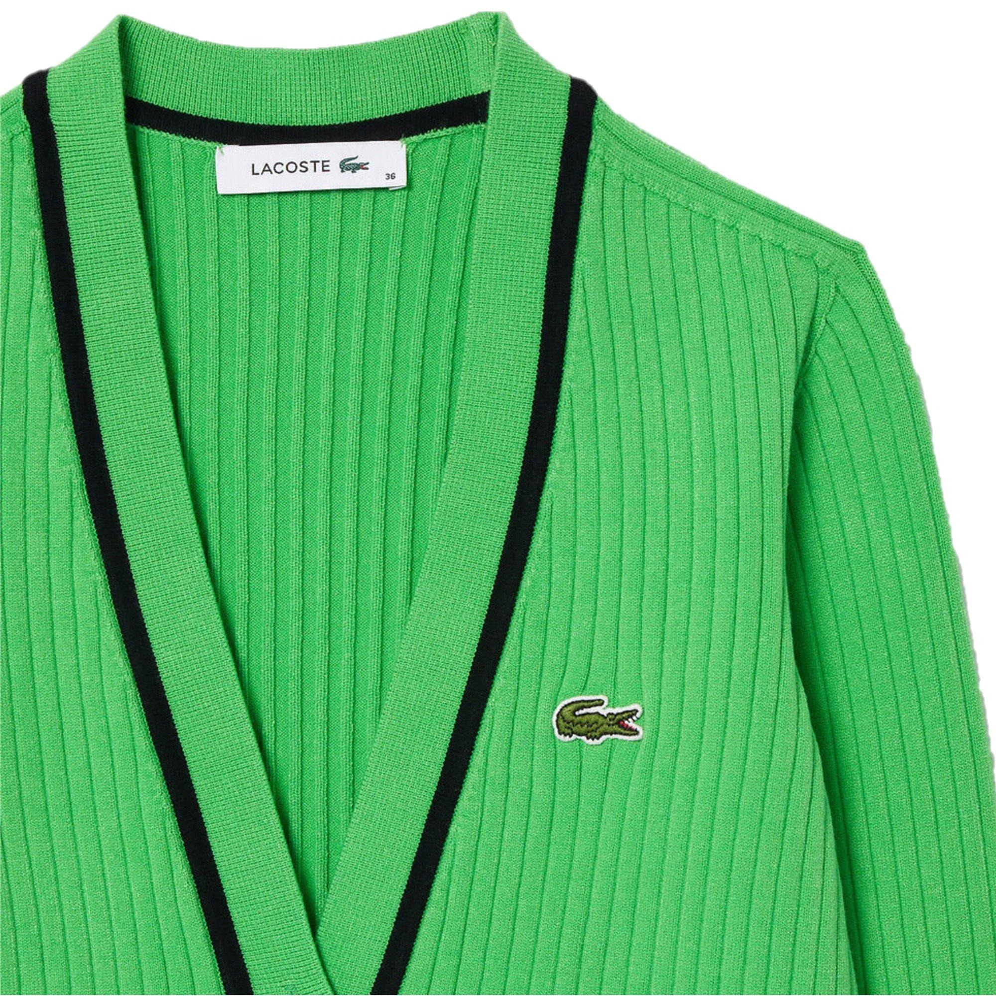 Sorrel/Black - Lacoste - Women's Crew Neck Jumper - 3