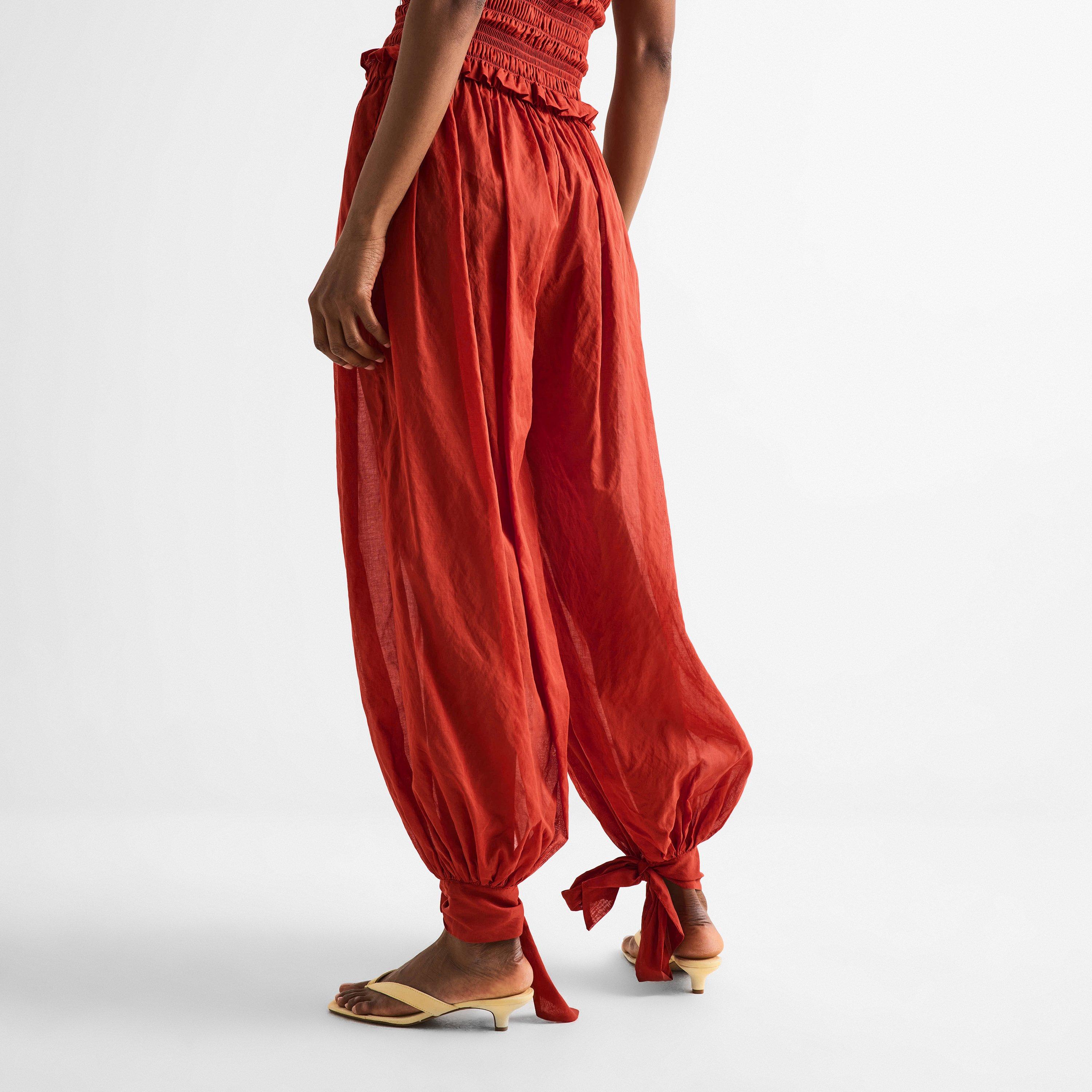 Tangerine - The Andamane - Women's Noor Tie Maxi Parachute Pants - 4