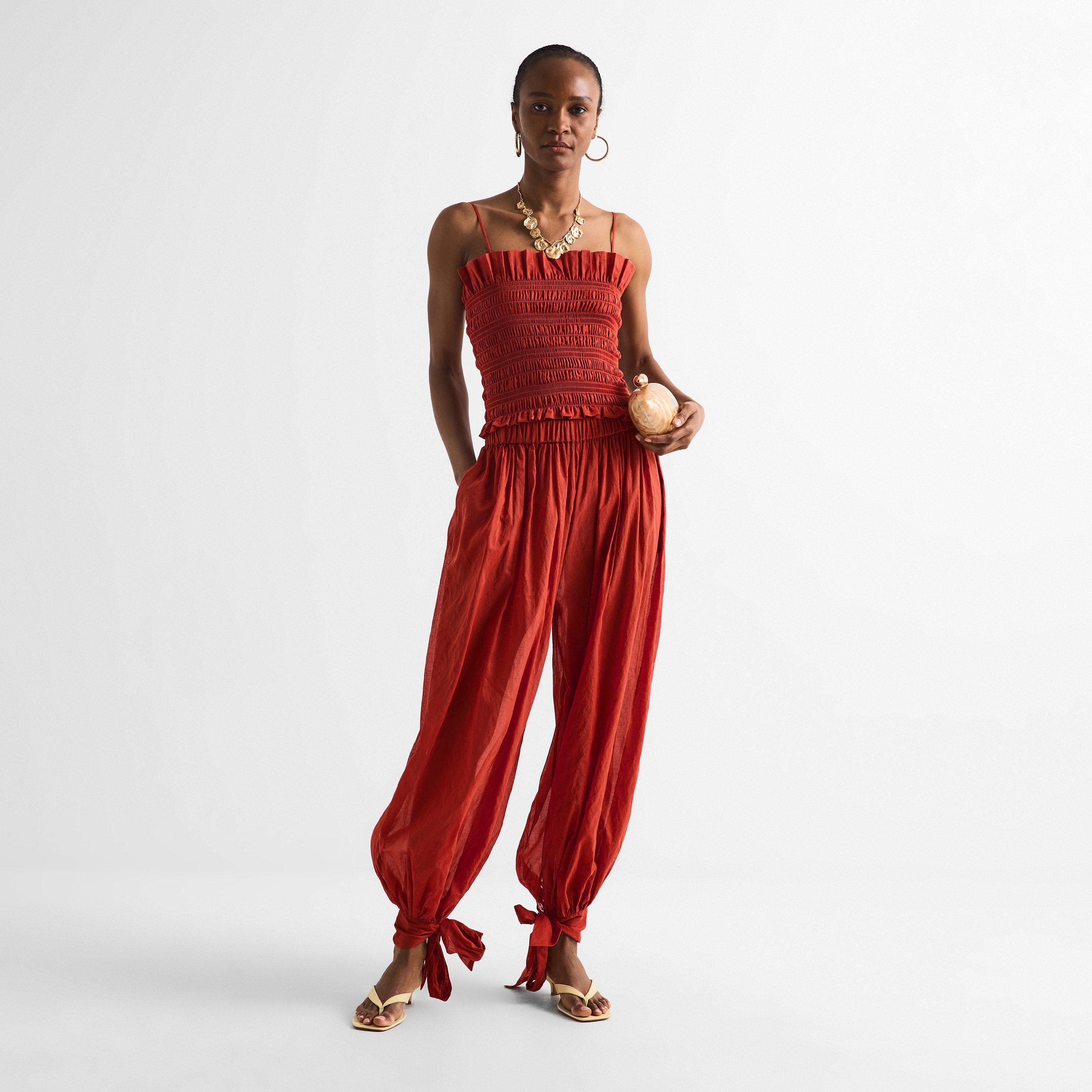 Tangerine - The Andamane - Women's Noor Tie Maxi Parachute Pants - 6