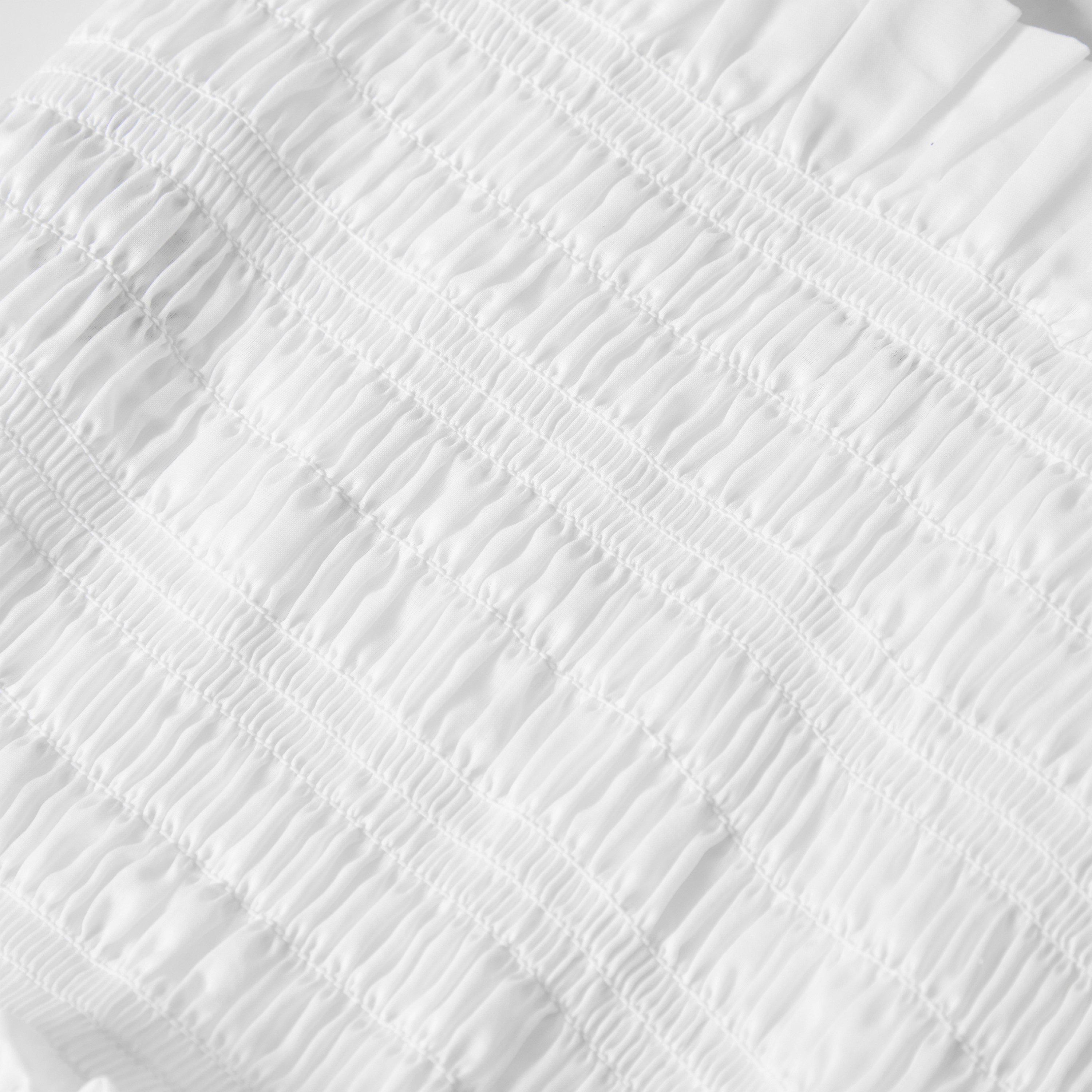 White - The Andamane - Women's Suri Smock Tube Bandeau Top - 5