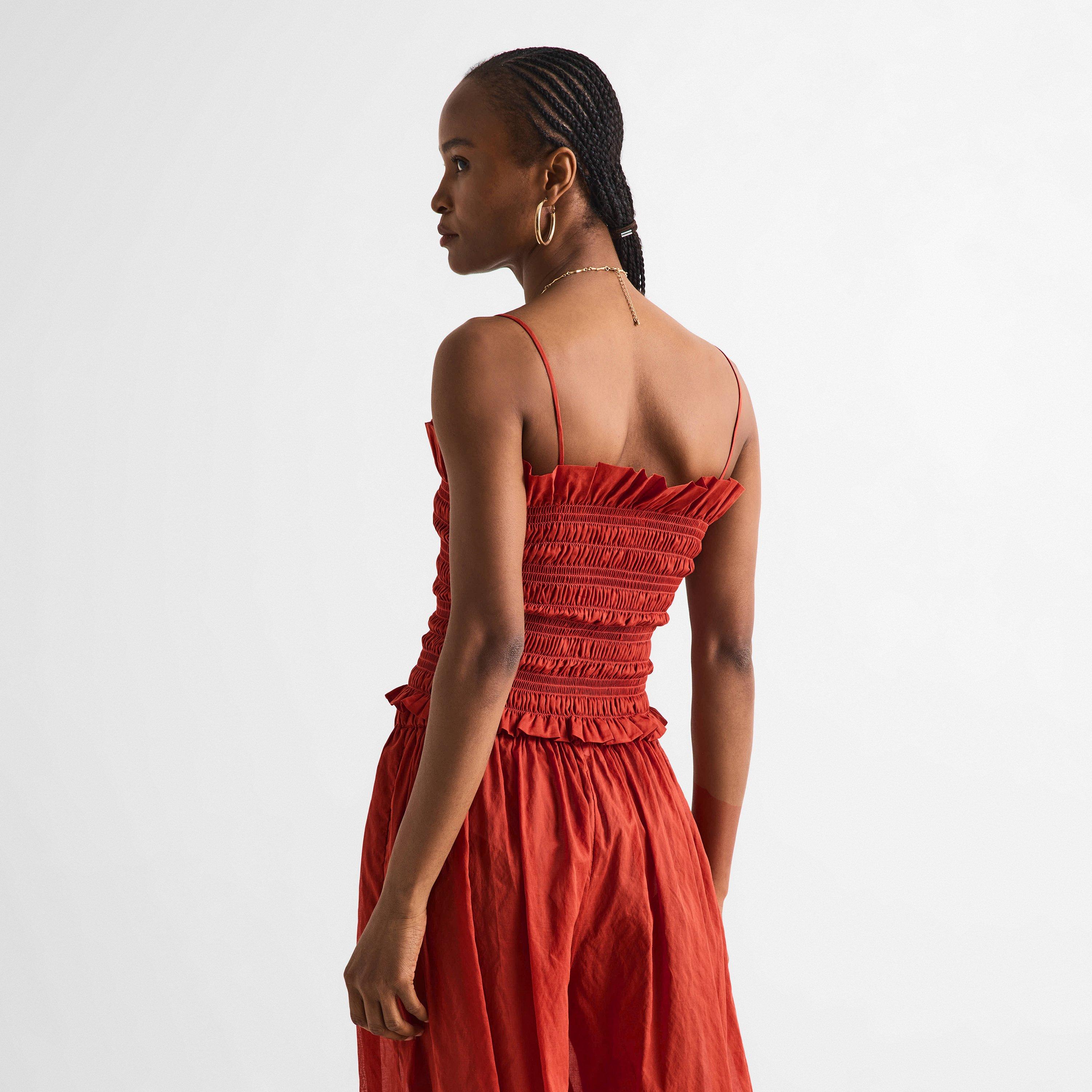 Tangerine - The Andamane - Women's Suri Smock Tube Bandeau Top - 4