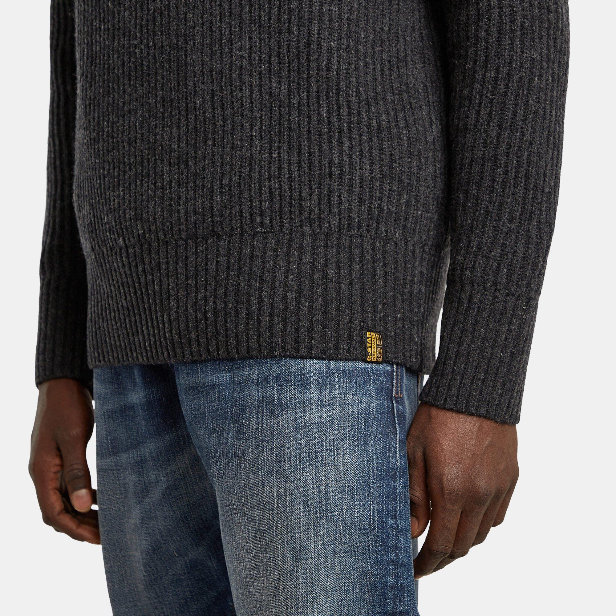 Grau - G Star - Gstar Rib Knit Sn54 - 5