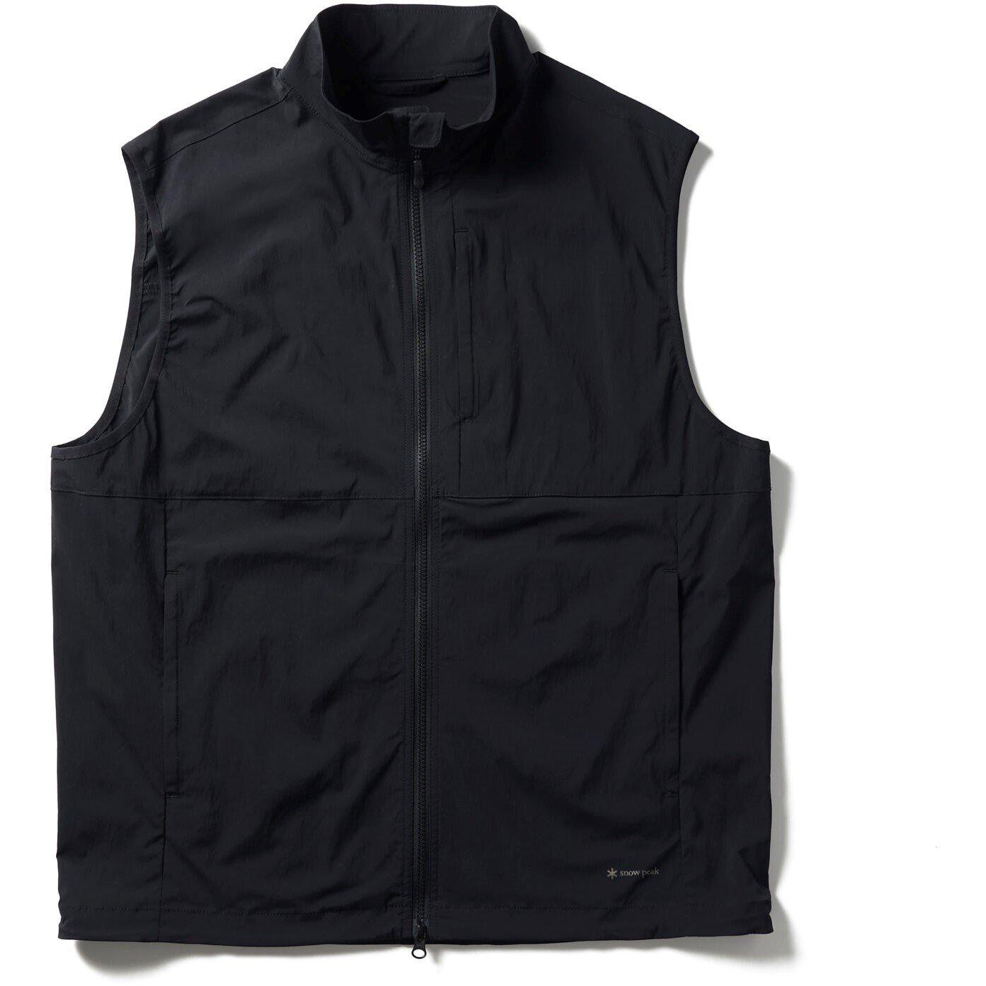 Snow Peak Men's NSD Utility Water Repellent Gilet - Black - Large