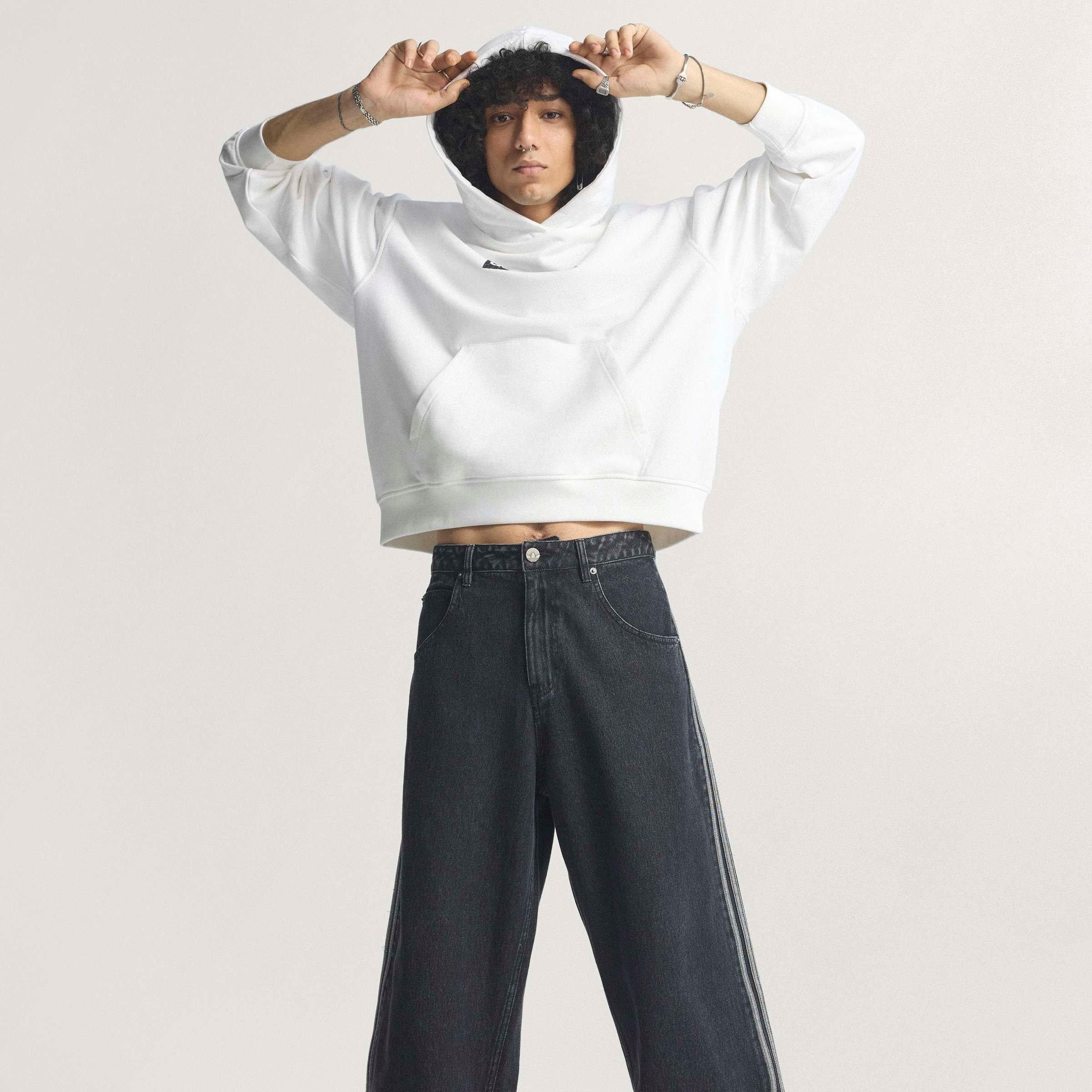 Black Denim - adidas Originals - Adidas Firebird Jean Sn64 - 13