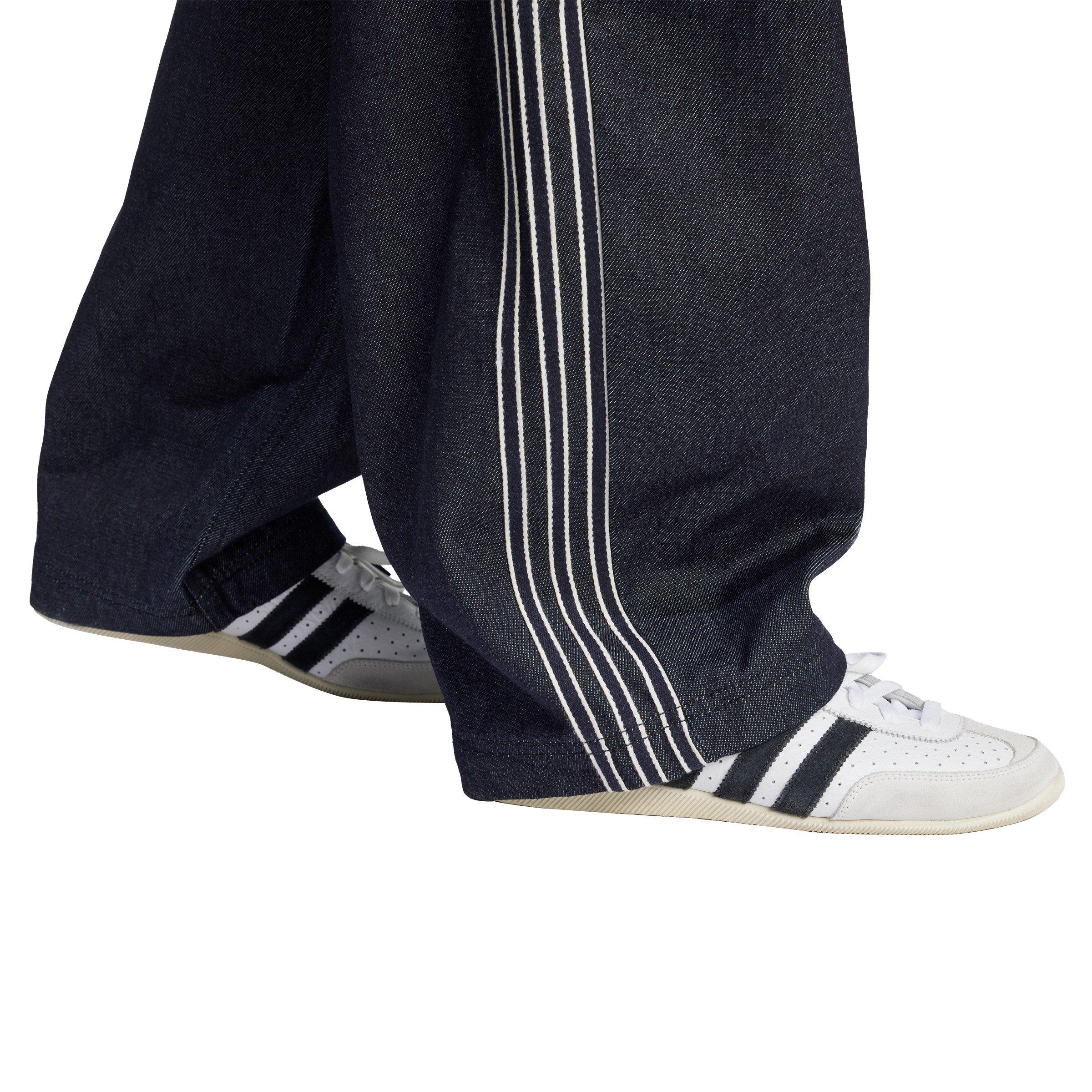 Indigo Denim - adidas Originals - Women's Pant Wide Leg Jeans - 5