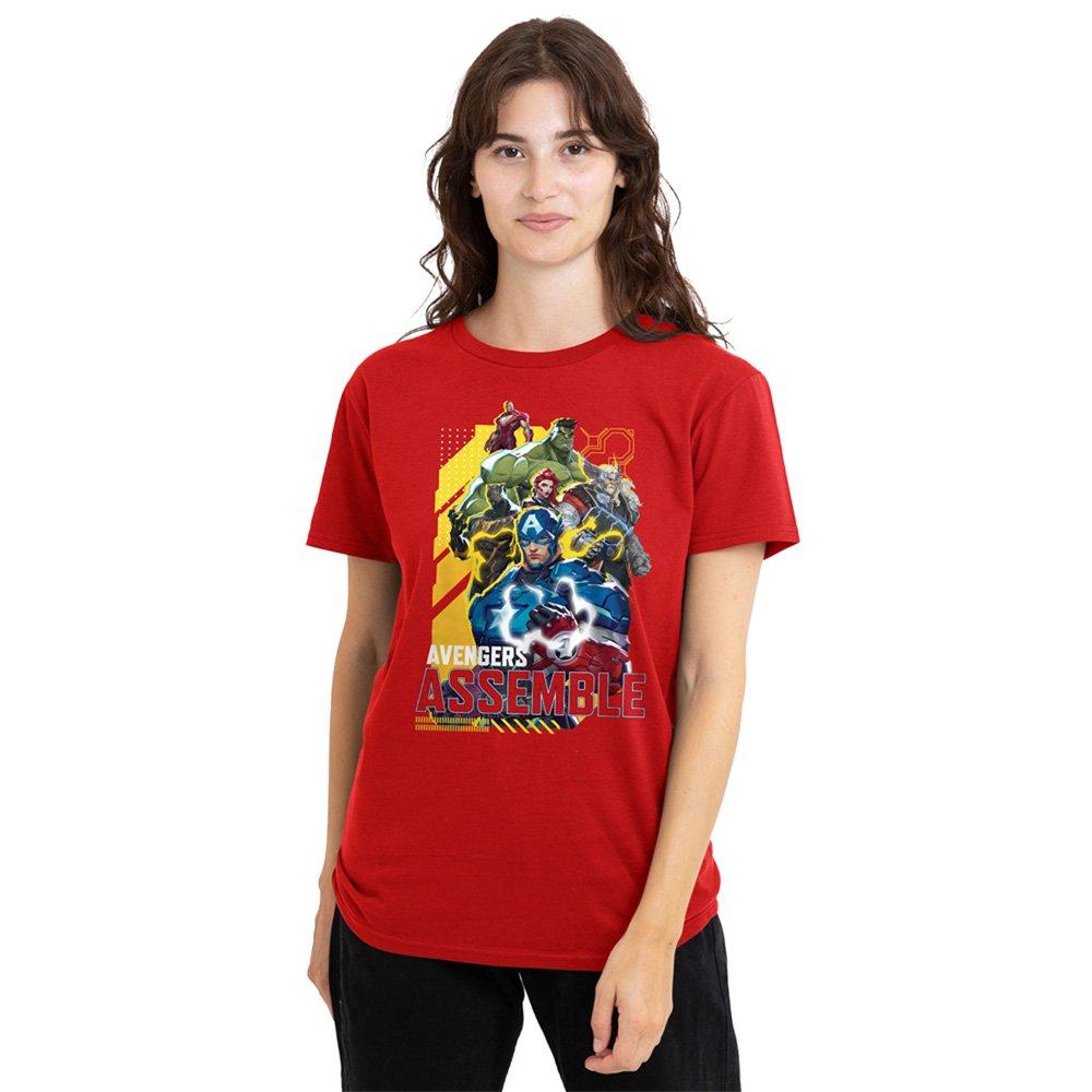 Red - Marvel - Rivals Avengers Assemble Group T-Shirt Red - 1