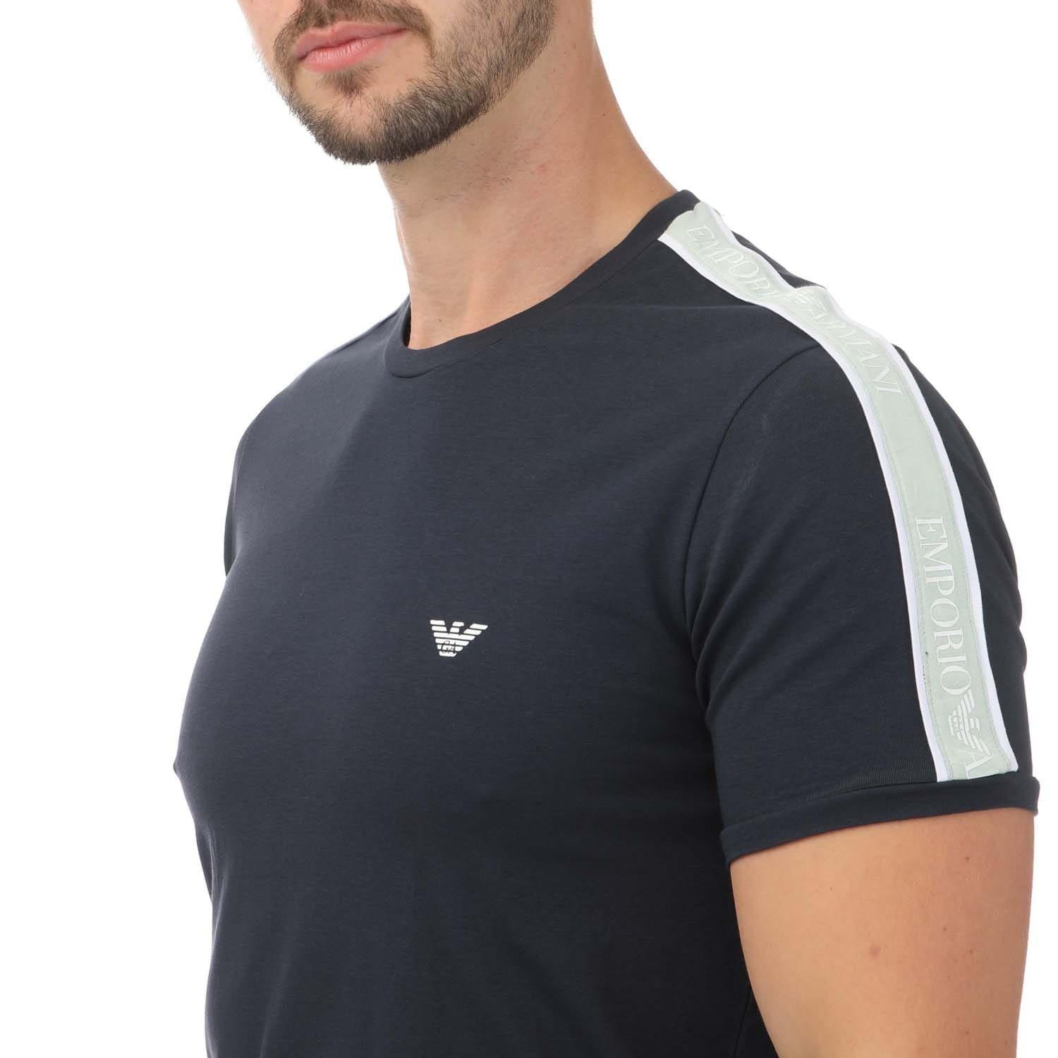 Navy - Emporio Armani - Loungewear T-Shirt - 3