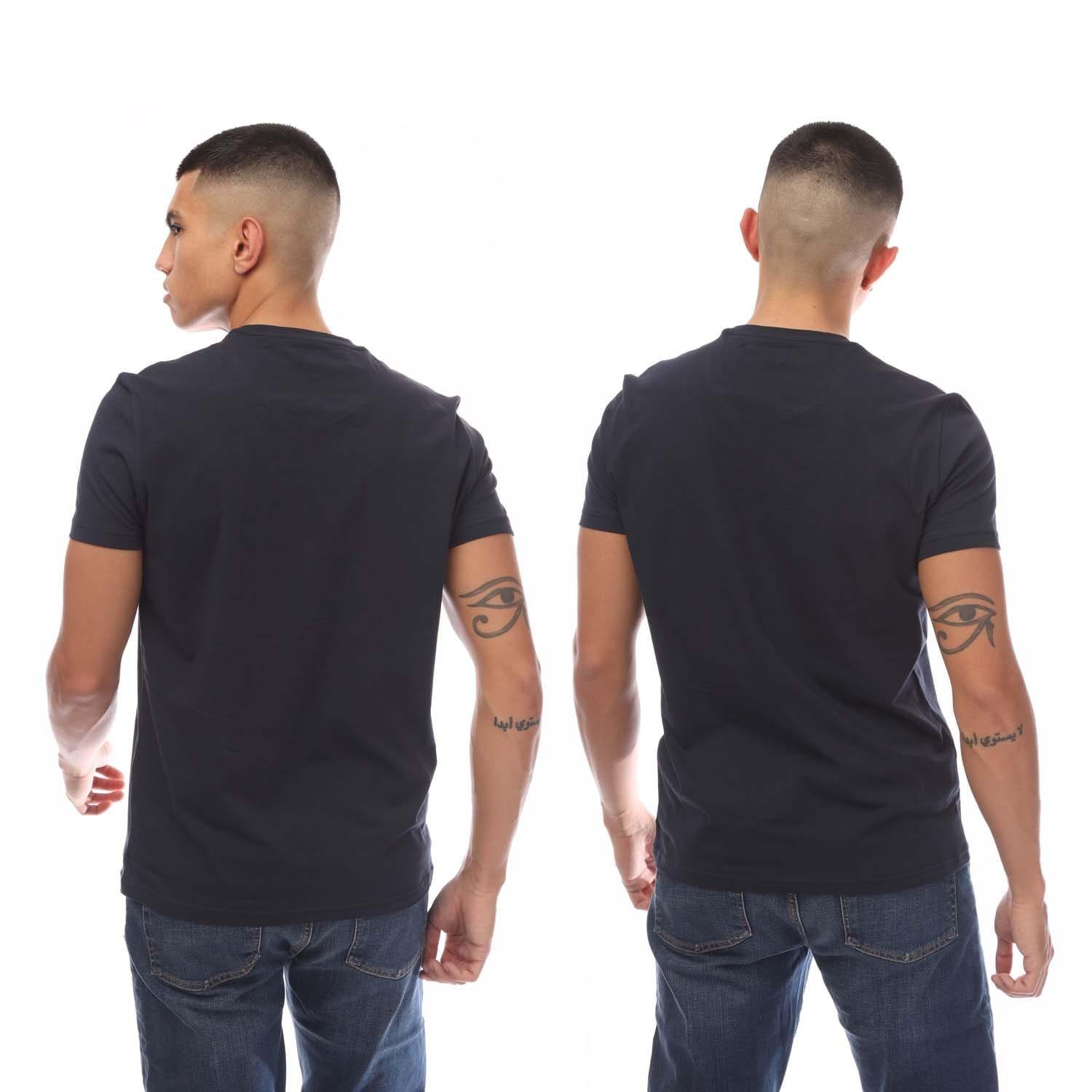 Navy - Emporio Armani - 2 Pack of Lounge Crewneck T-Shirts - 2