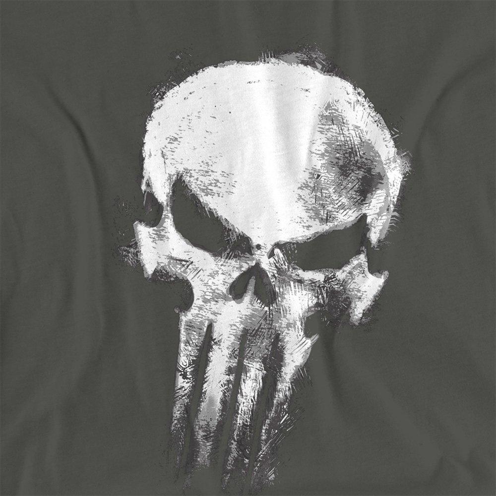 Grey - Marvel - Daredevil Born Again Skull The Punisher Returns T- - 2