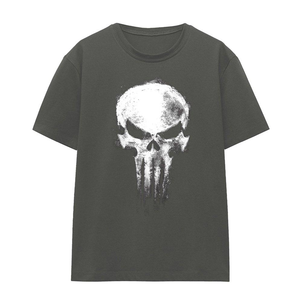 Grey - Marvel - Daredevil Born Again Skull The Punisher Returns T- - 4