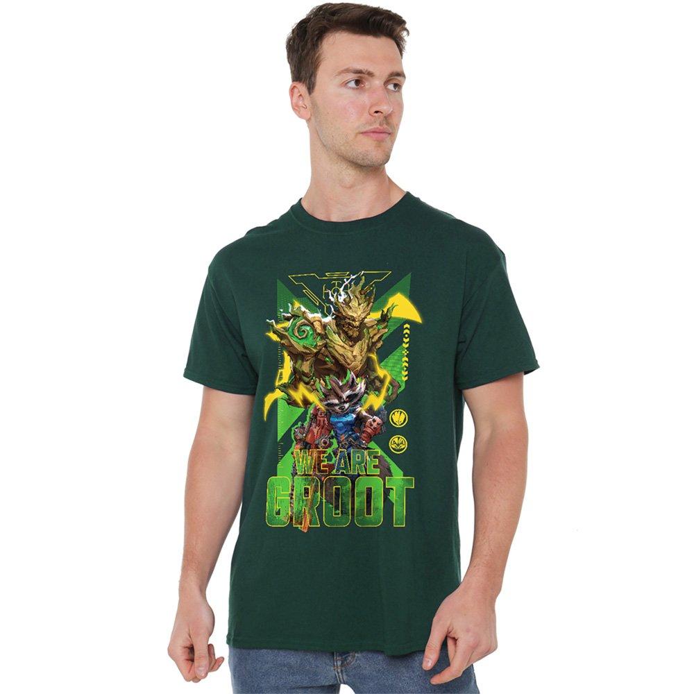 Grey - Marvel - Rivals Guardians We Are Groot Trend T-Shirt Bottl - 1