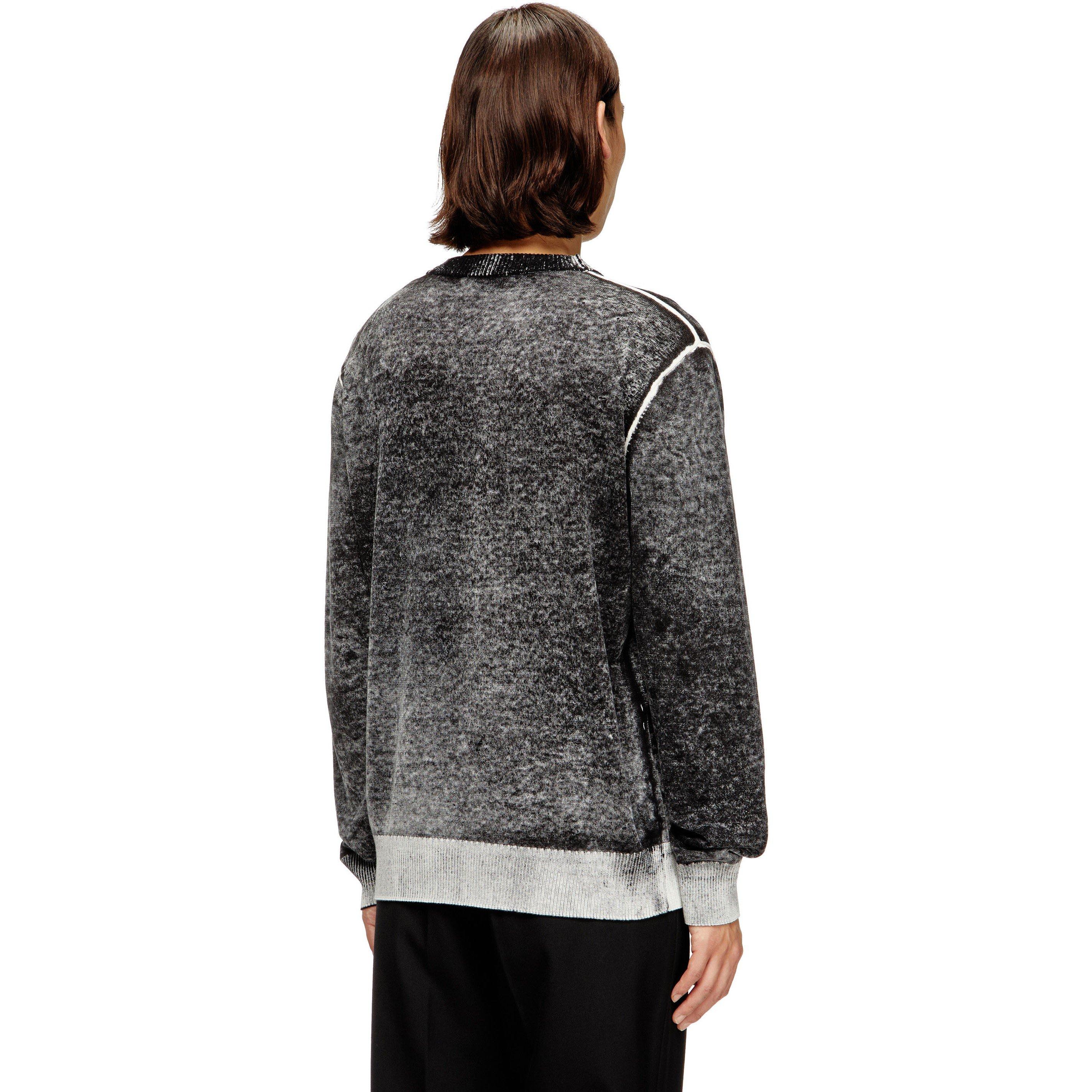 Black - Diesel - Men's Crew Neck Jumper - 2