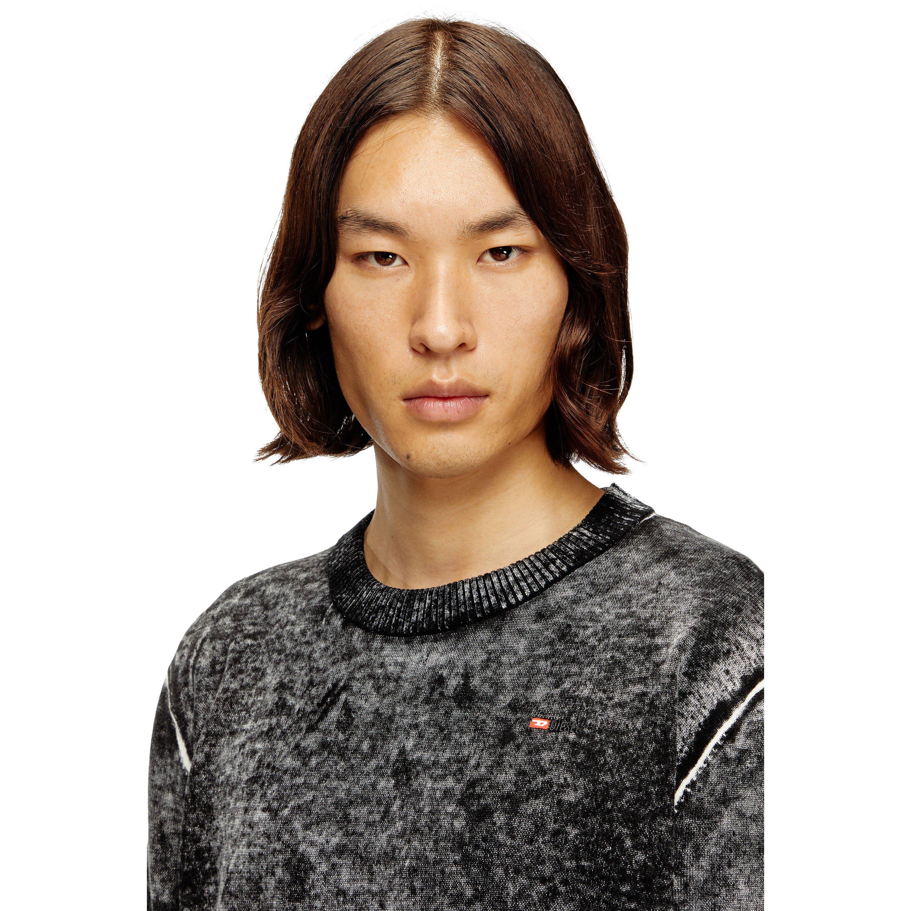 Black - Diesel - Men's Crew Neck Jumper - 3