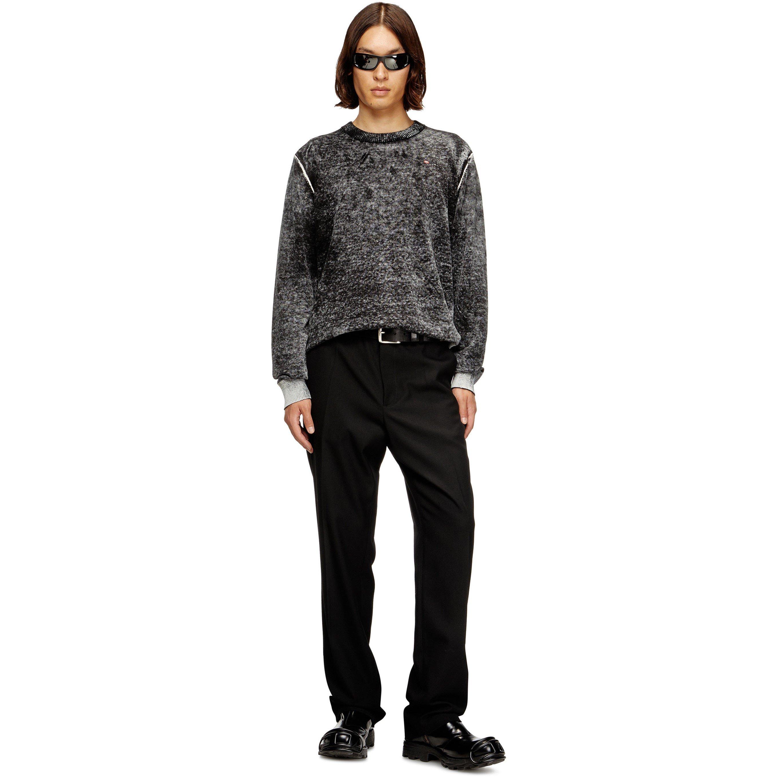 Black - Diesel - Men's Crew Neck Jumper - 4