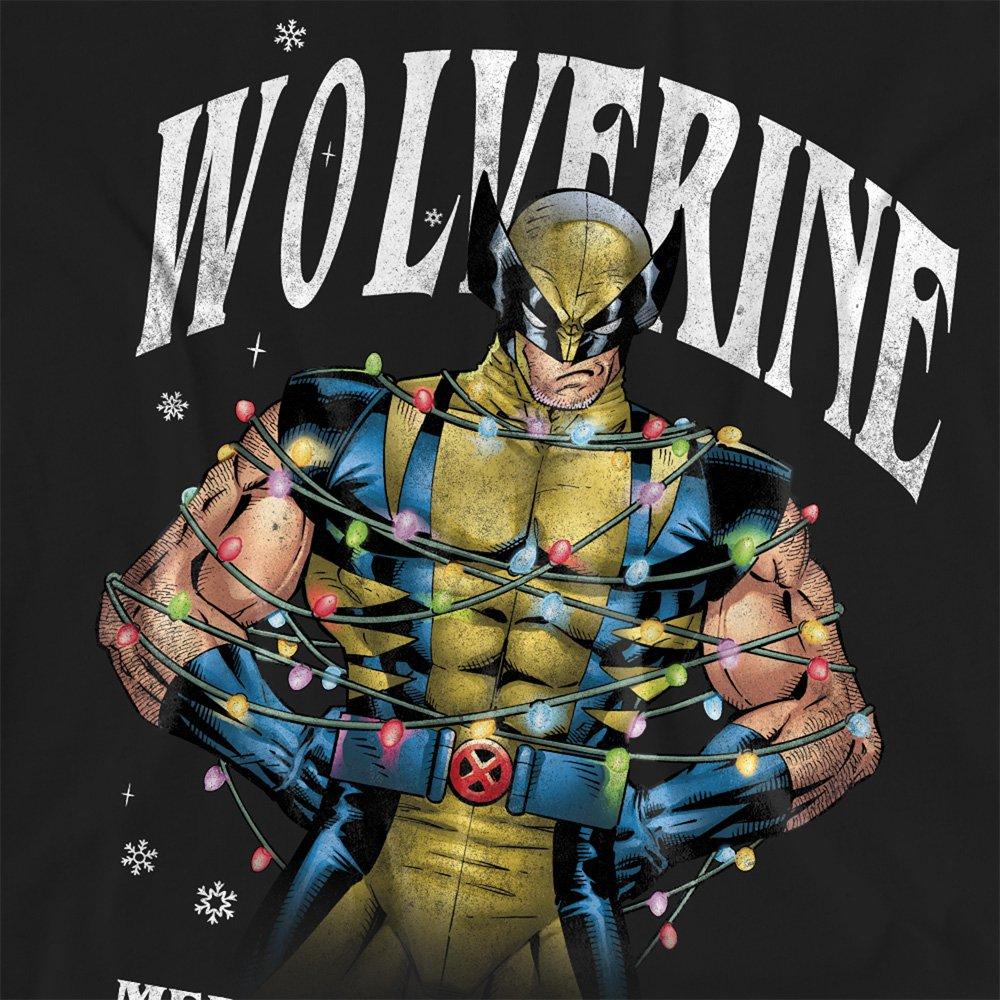 Black - Marvel - Wolverine Merry Xmas Bub! Womens T-Shirt Black - 2