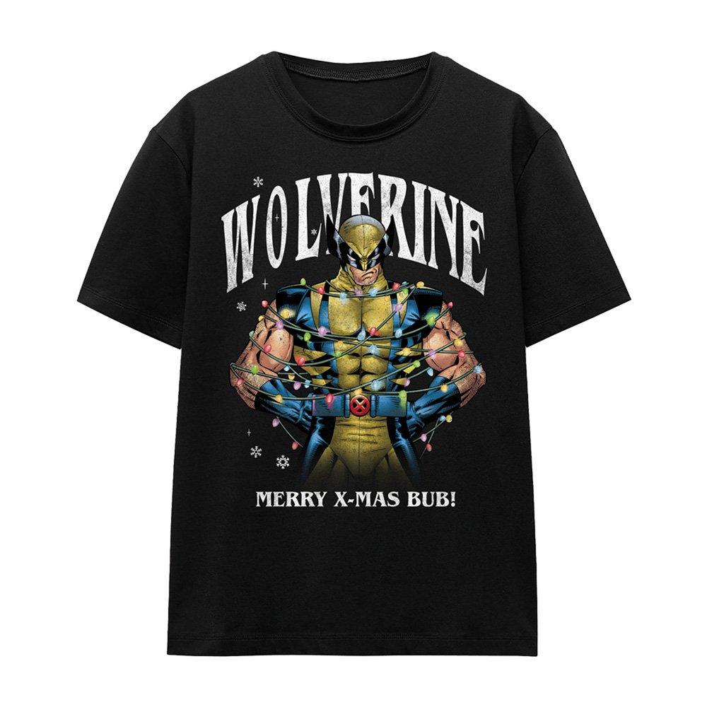Black - Marvel - Wolverine Merry Xmas Bub! Womens T-Shirt Black - 4
