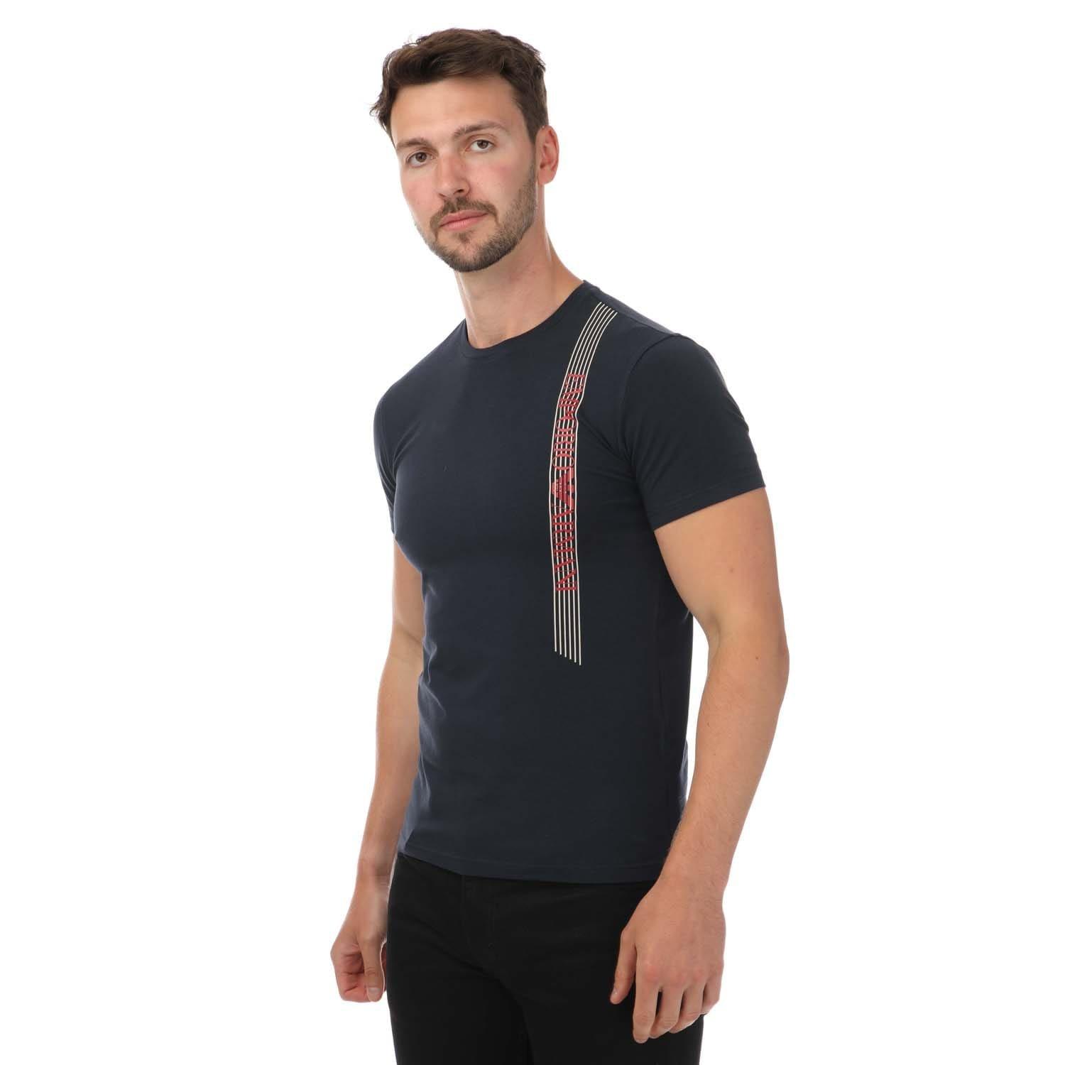 Navy - Emporio Armani - Loungewear T-Shirt - 1