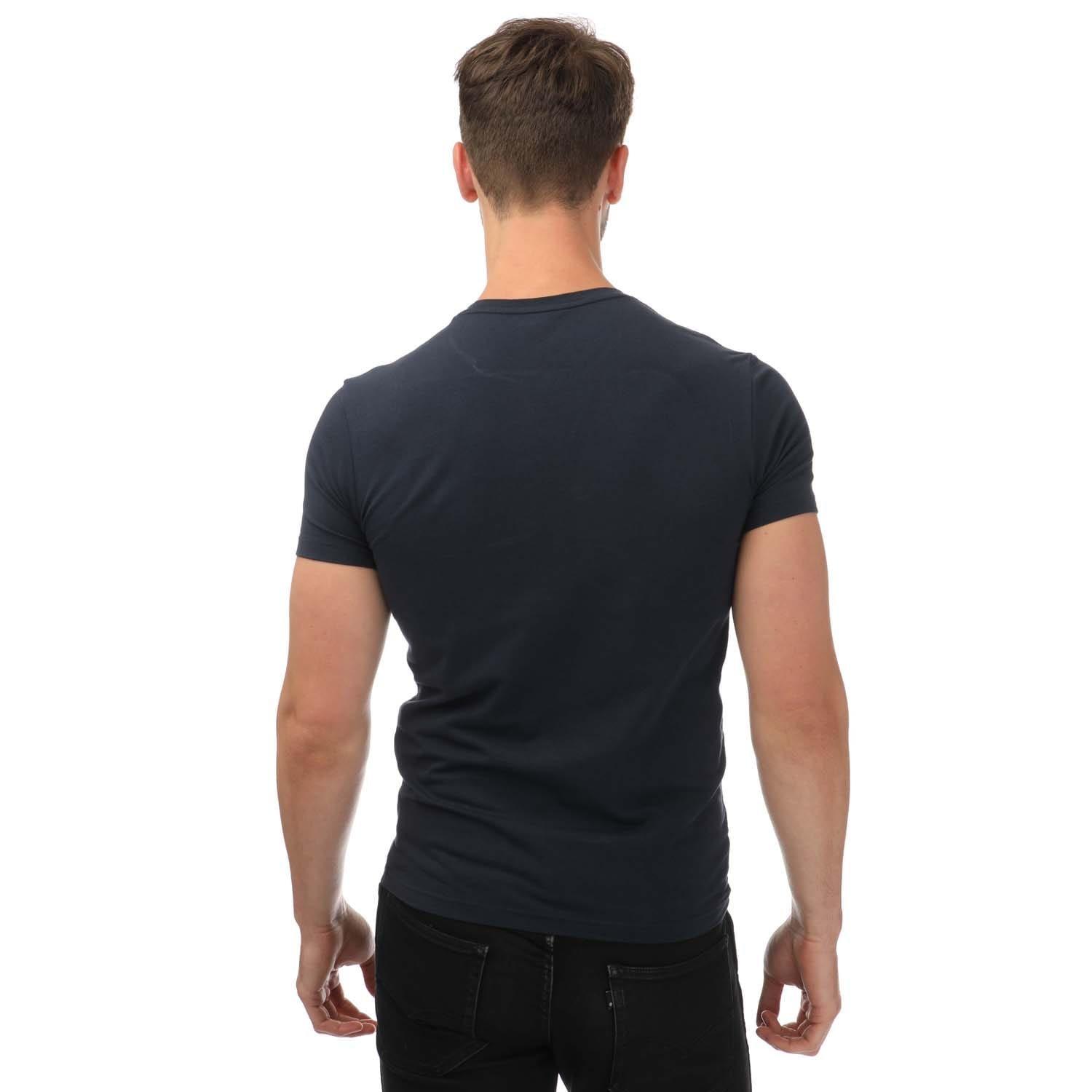 Navy - Emporio Armani - Loungewear T-Shirt - 2