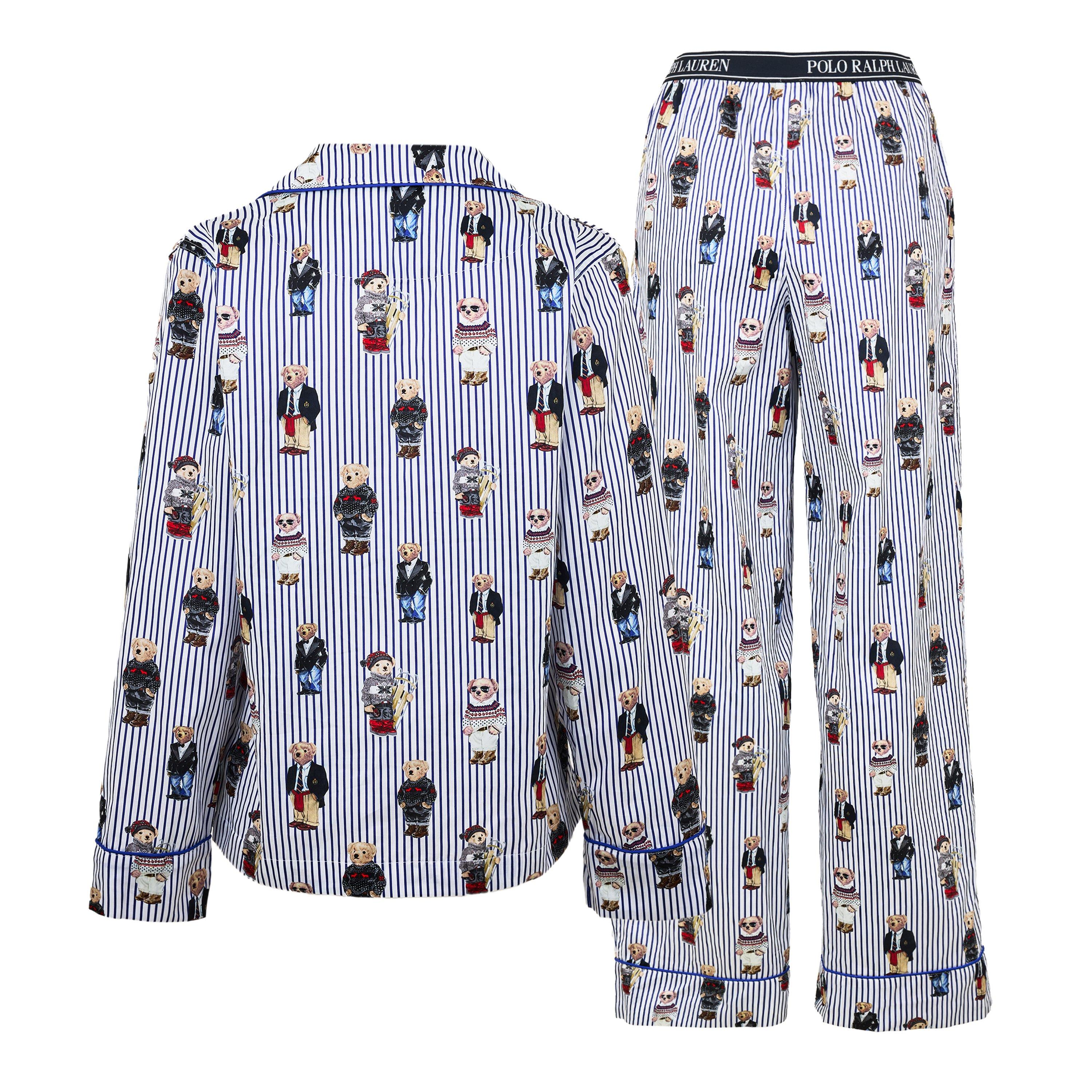 Snowfall Blue - Polo Ralph Lauren - Polo Bear PJ Set Ld54 - 2