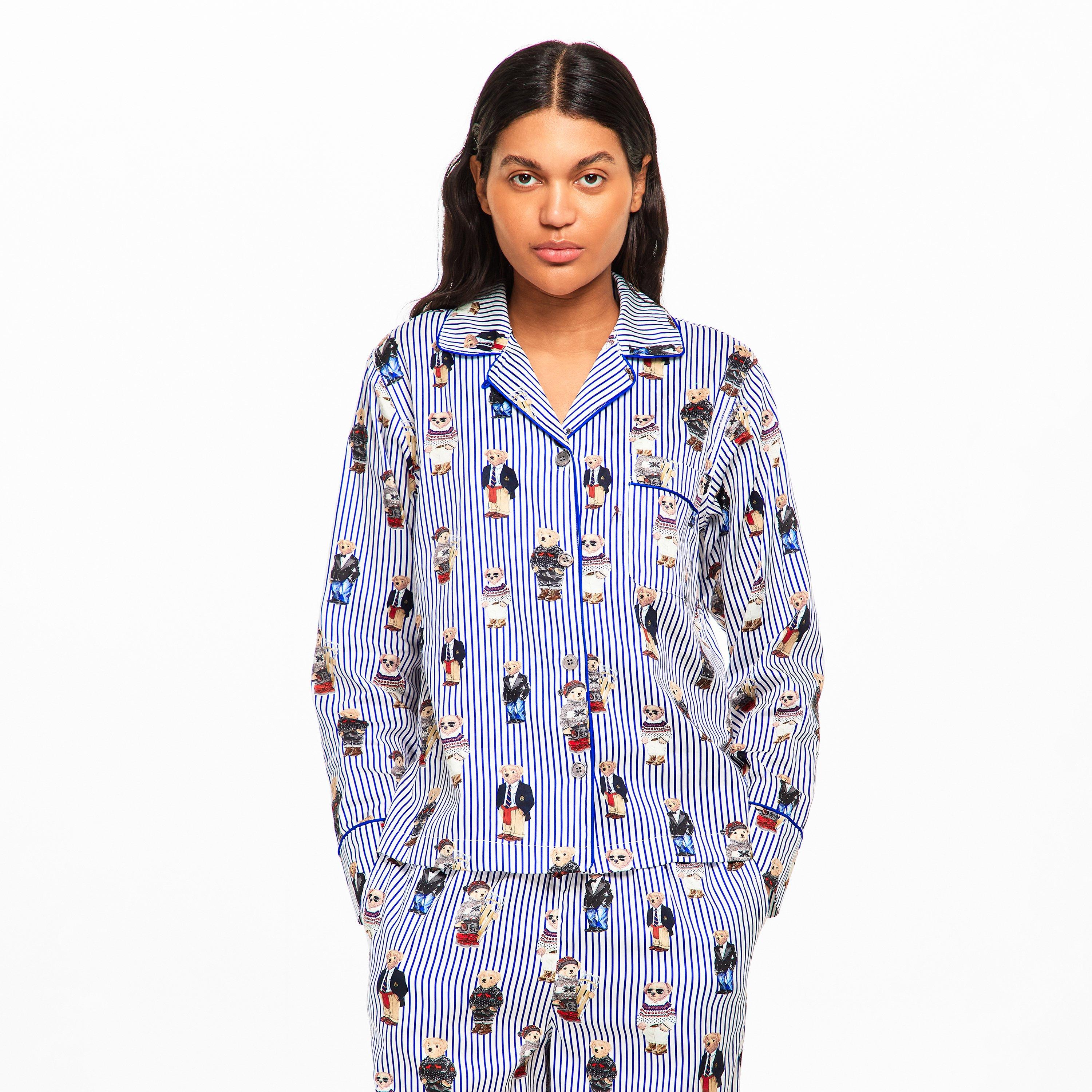 Snowfall Blue - Polo Ralph Lauren - Polo Bear PJ Set Ld54 - 3