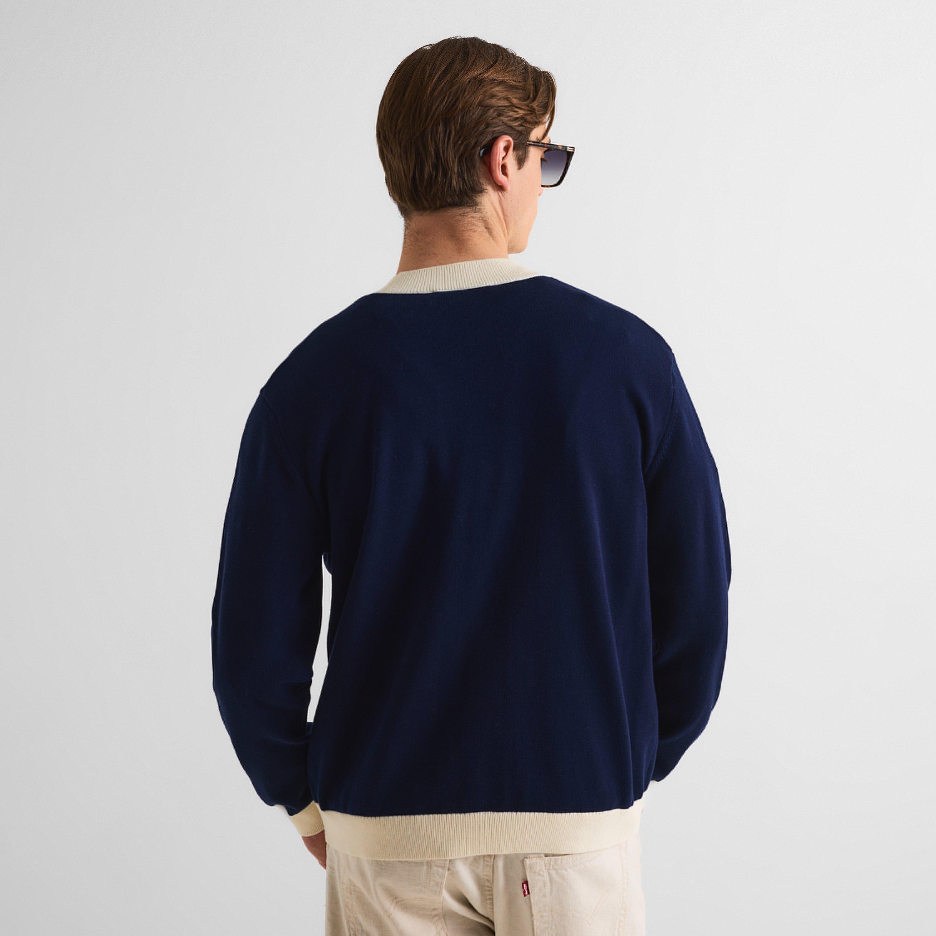Classic Navy - Maison Kitsune - Men's Comfort Cardigan - 4
