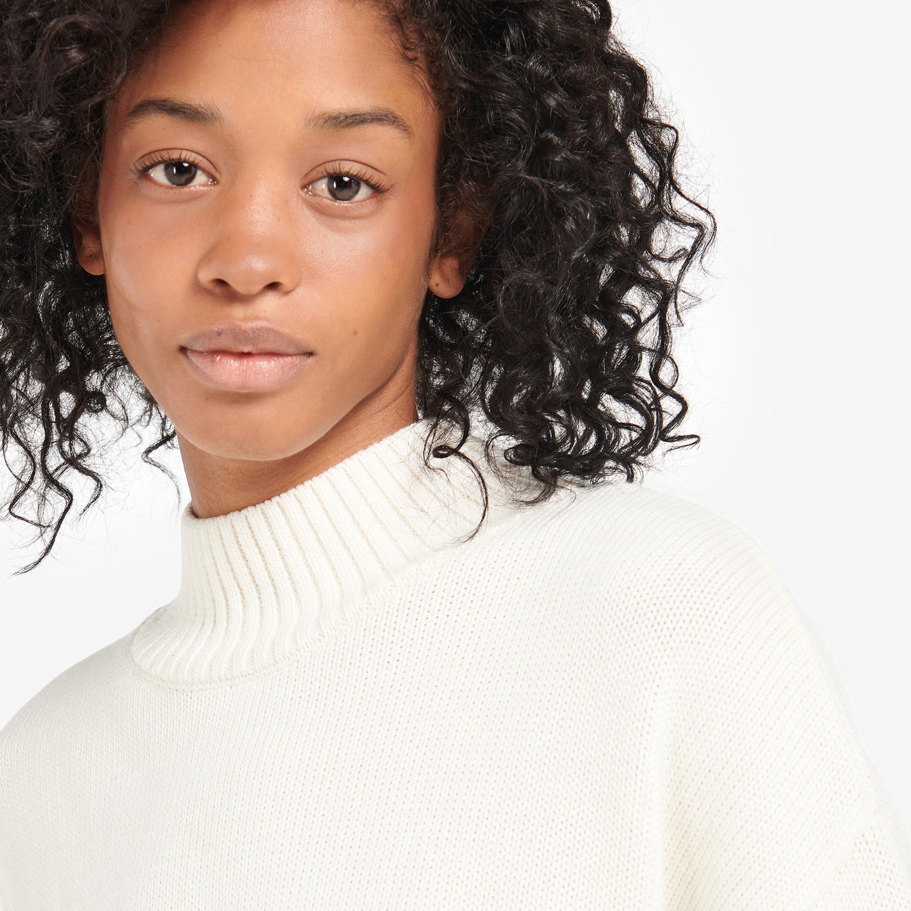 Cream/Ecru - Barbour - Womens Sandy Jumper - 4