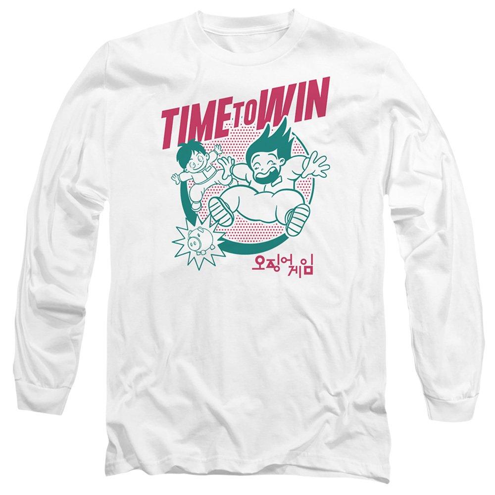 White - Squid Game - Squid Game - Season Three Time To Win Long Sleeve - 1