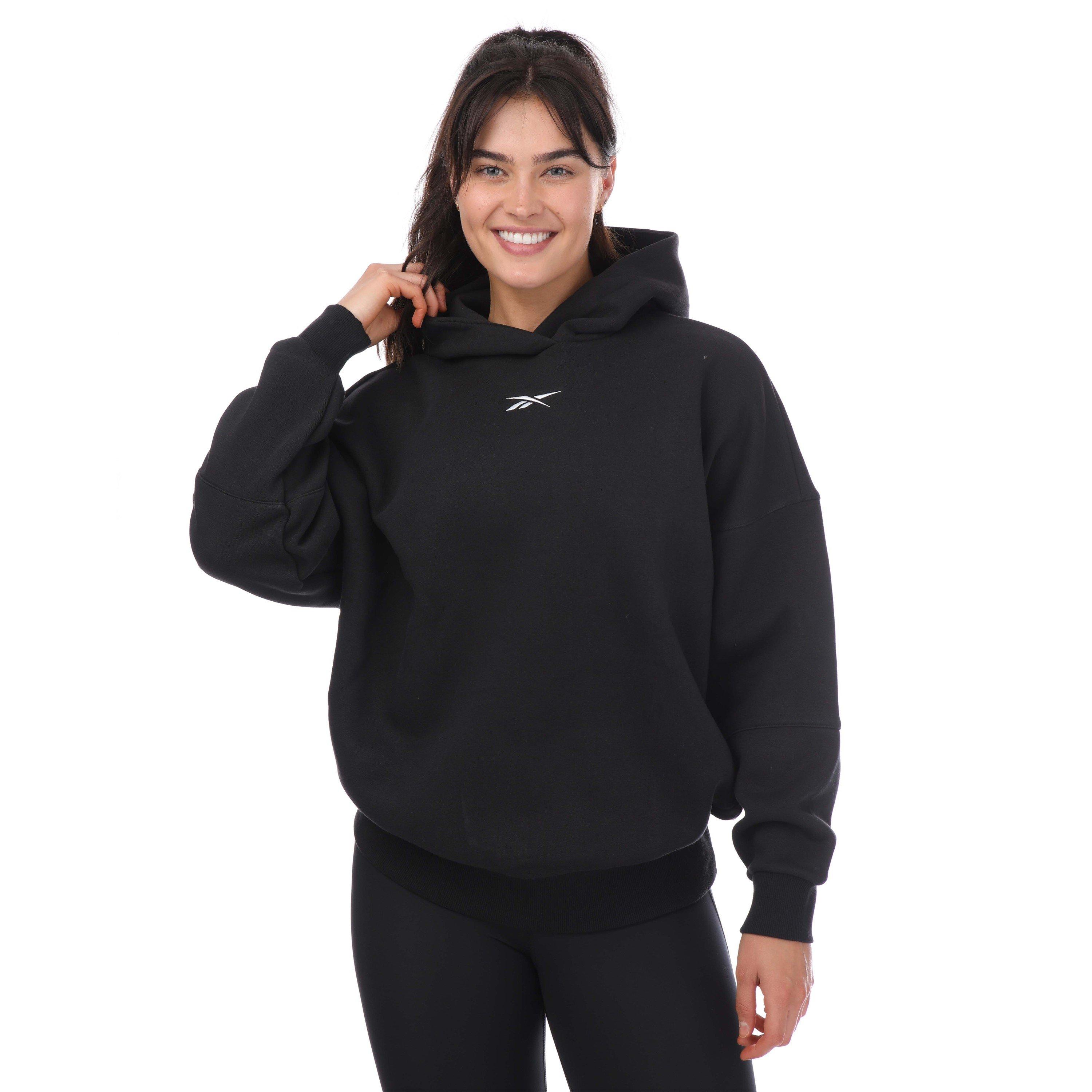 Black - Reebok - Lux Oversized Hoody - 2