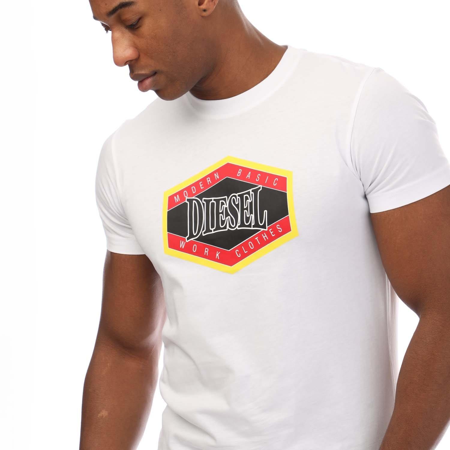 White - Diesel - T-Diegor 15-I T-Shirt - 3