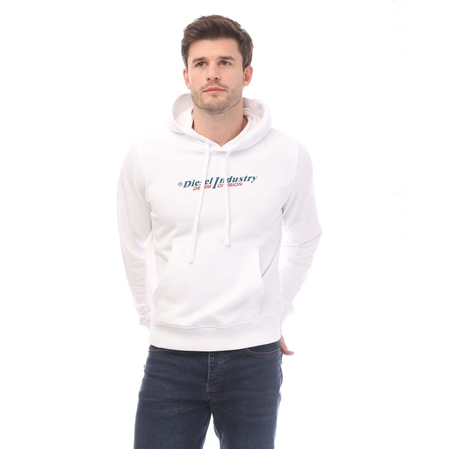 White - Diesel - S-Ginn Hoodie - 1
