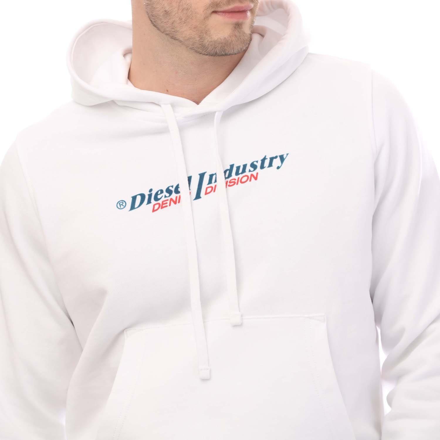 White - Diesel - S-Ginn Hoodie - 3