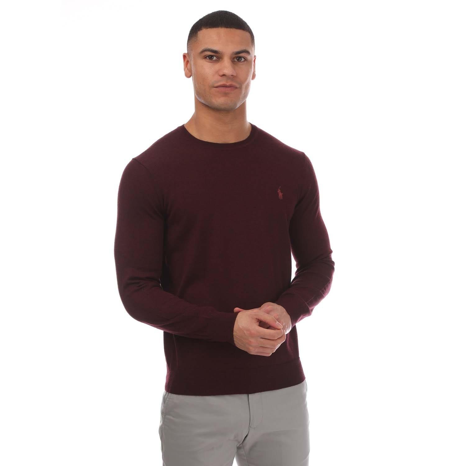 Wine - Polo Ralph Lauren - Light Knit Crewneck Sweatshirt - 1