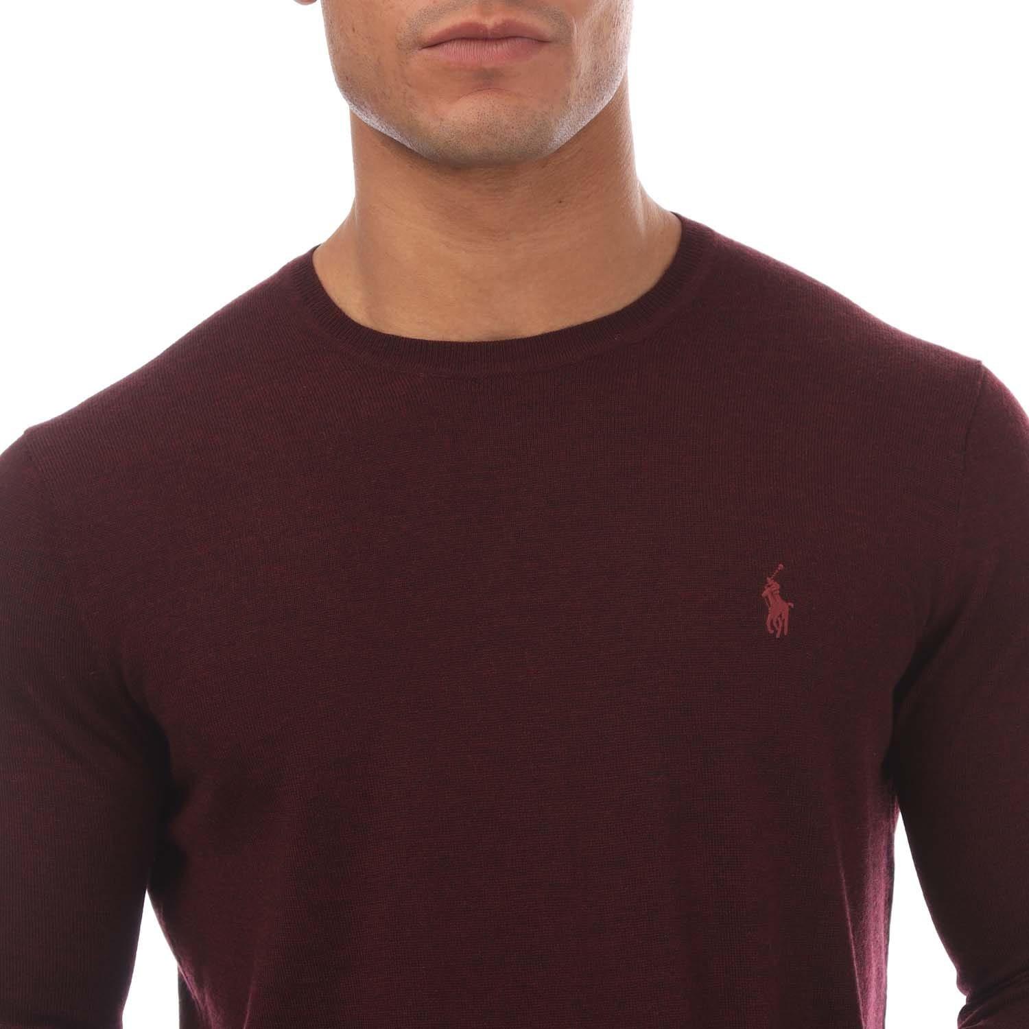 Wine - Polo Ralph Lauren - Light Knit Crewneck Sweatshirt - 2