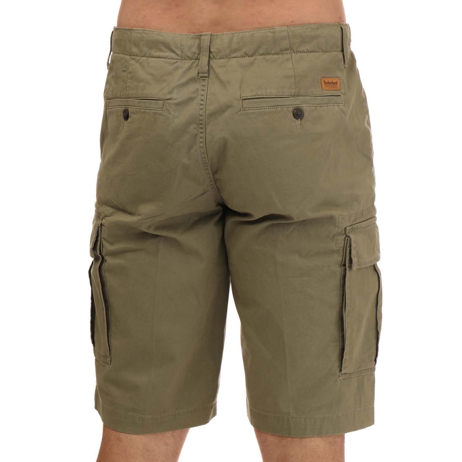Green - Timberland - Outdoor Relaxed Cargo Shorts - 2