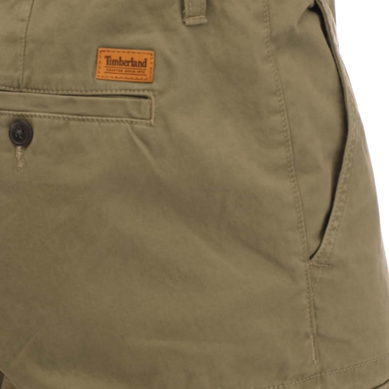 Green - Timberland - Outdoor Relaxed Cargo Shorts - 3