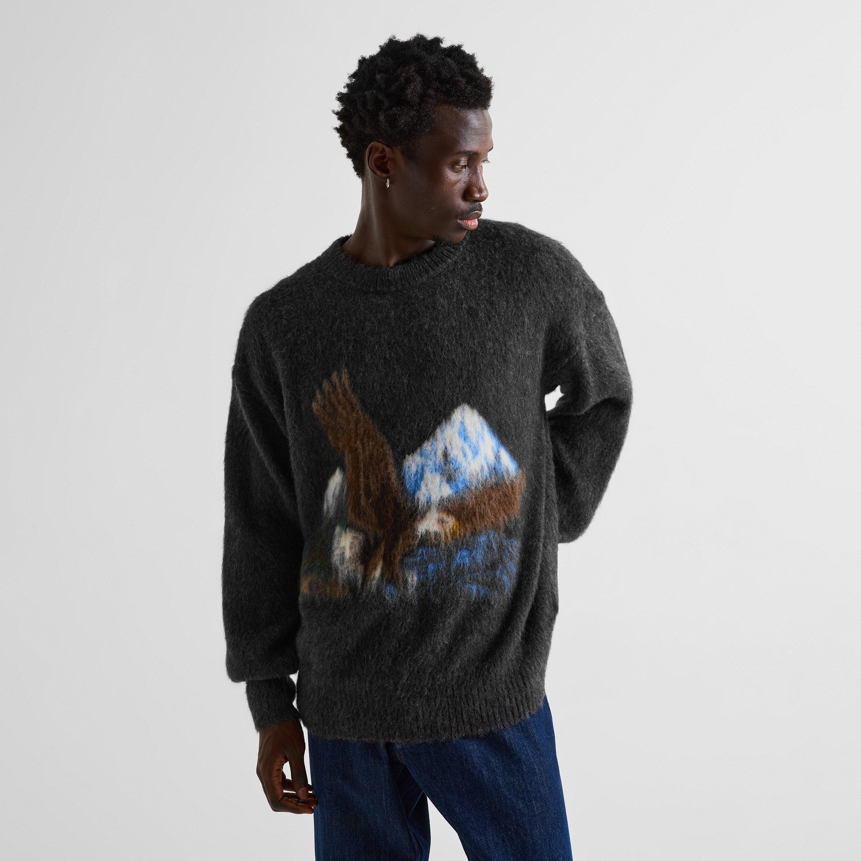 Charcoal - Maison Margiela - Eagle Crewneck Knit - 3