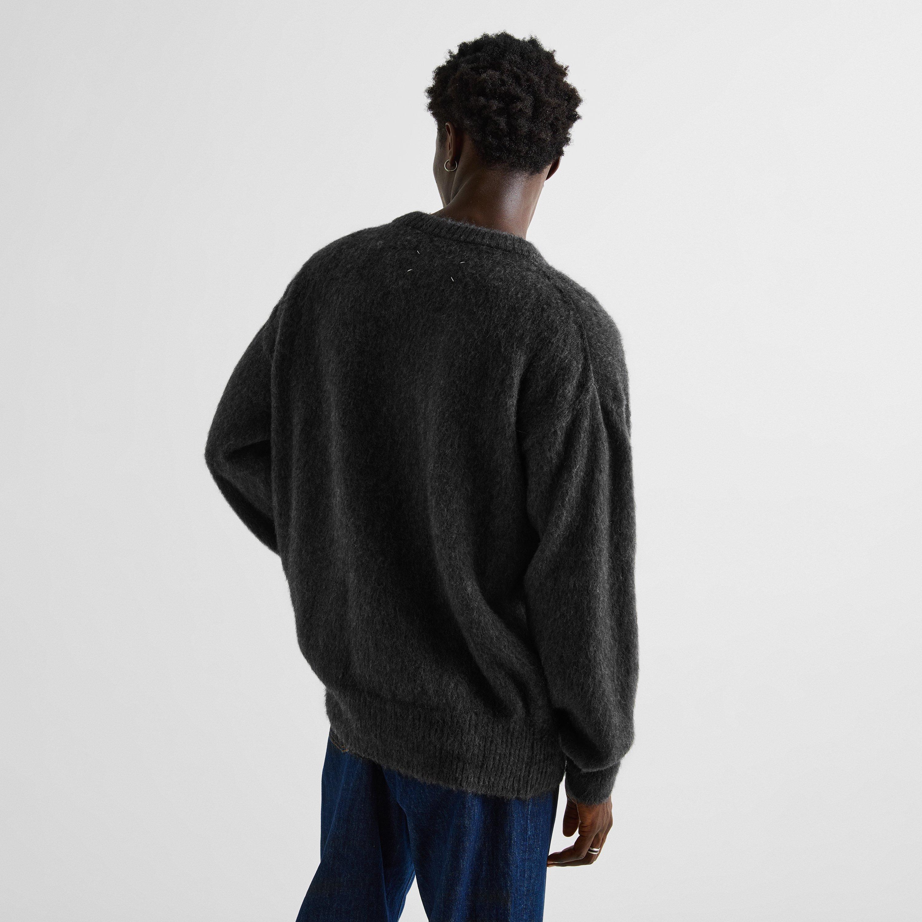 Charcoal - Maison Margiela - Eagle Crewneck Knit - 4