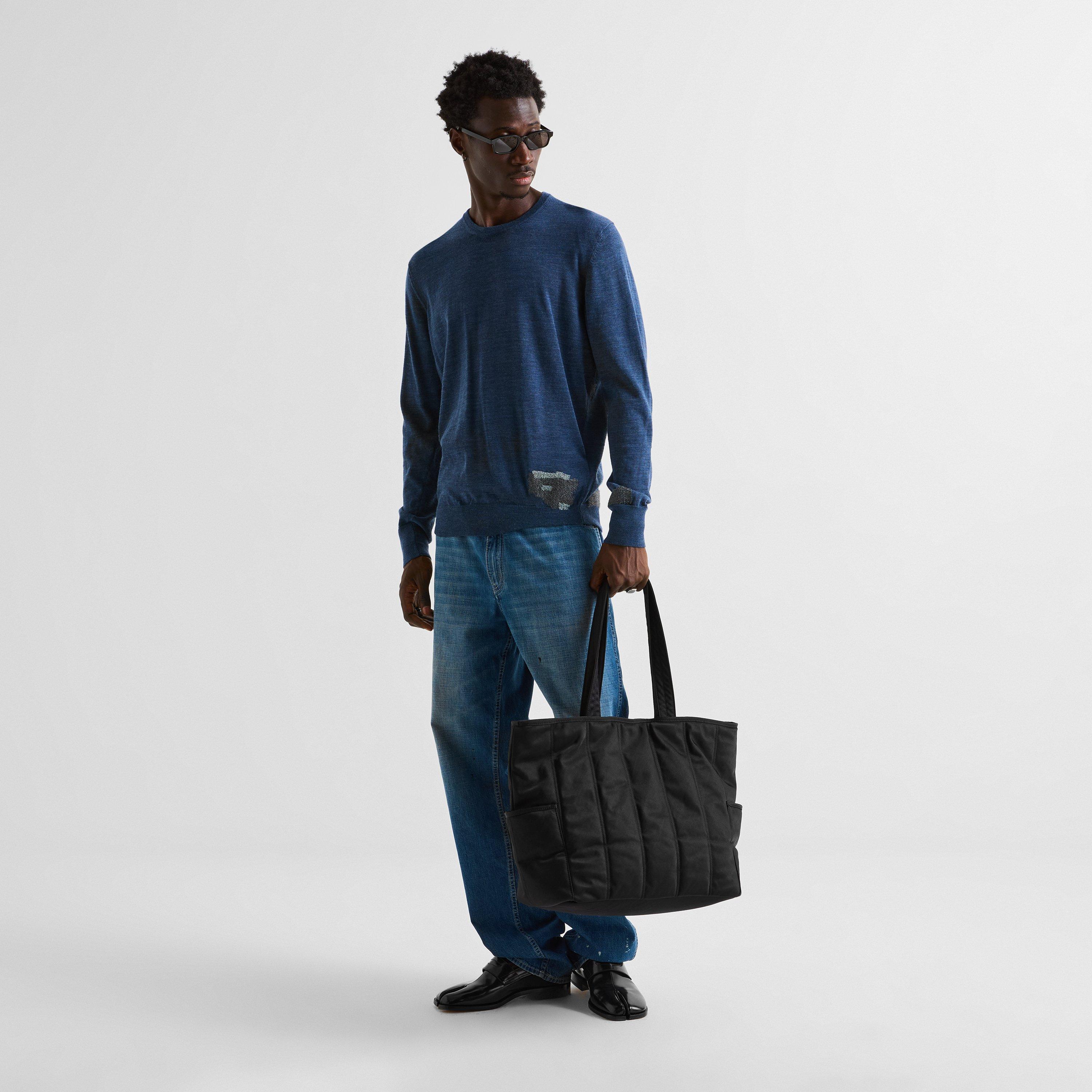 Blue - Maison Margiela - Mended Patch Sweater - 6