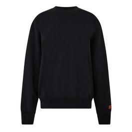 Heron Preston Logo Recycled Cotton Crewneck Sweatshirt