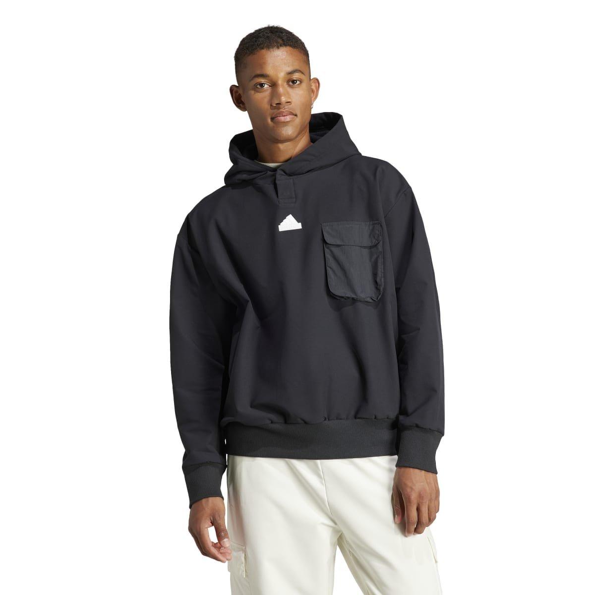 Schwarz - adidas - City Escape Premium Hoodie - 3