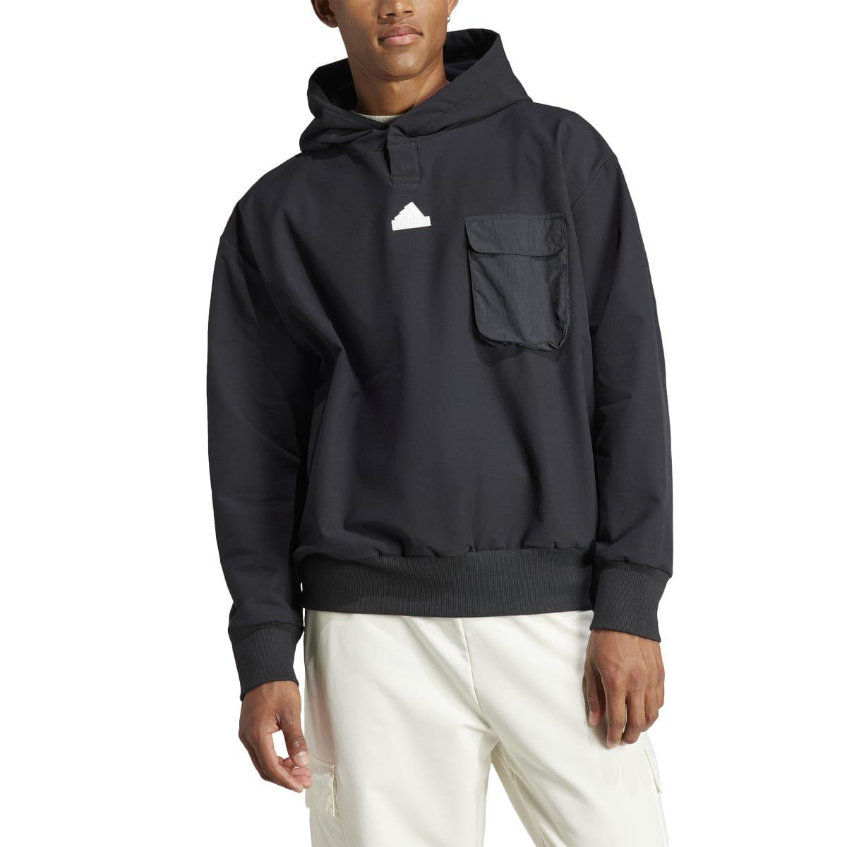 Schwarz - adidas - City Escape Premium Hoodie - 4