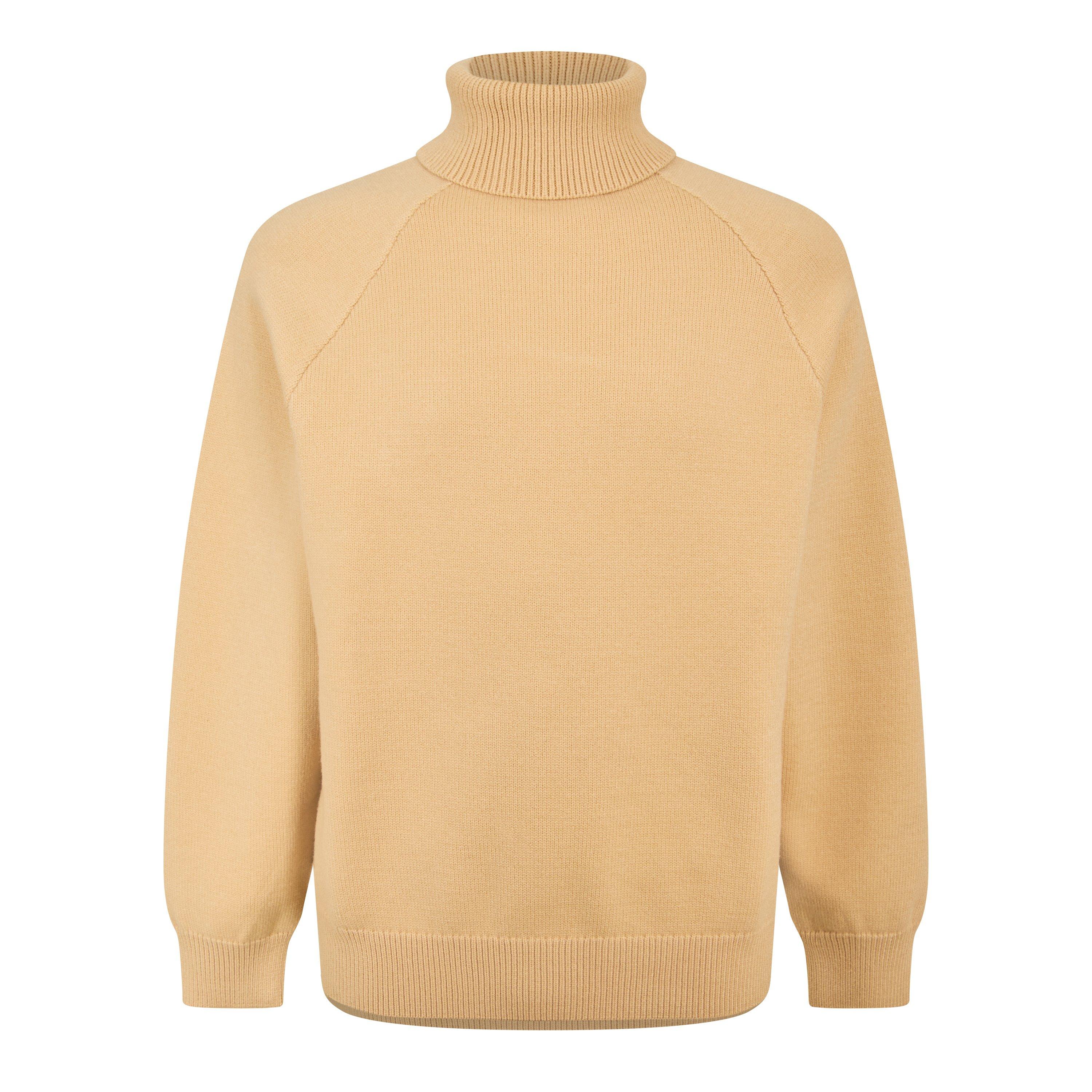 Fear Of God Essentials  Adults Turtleneck Turtle Neck Jumper - Sand - Medium