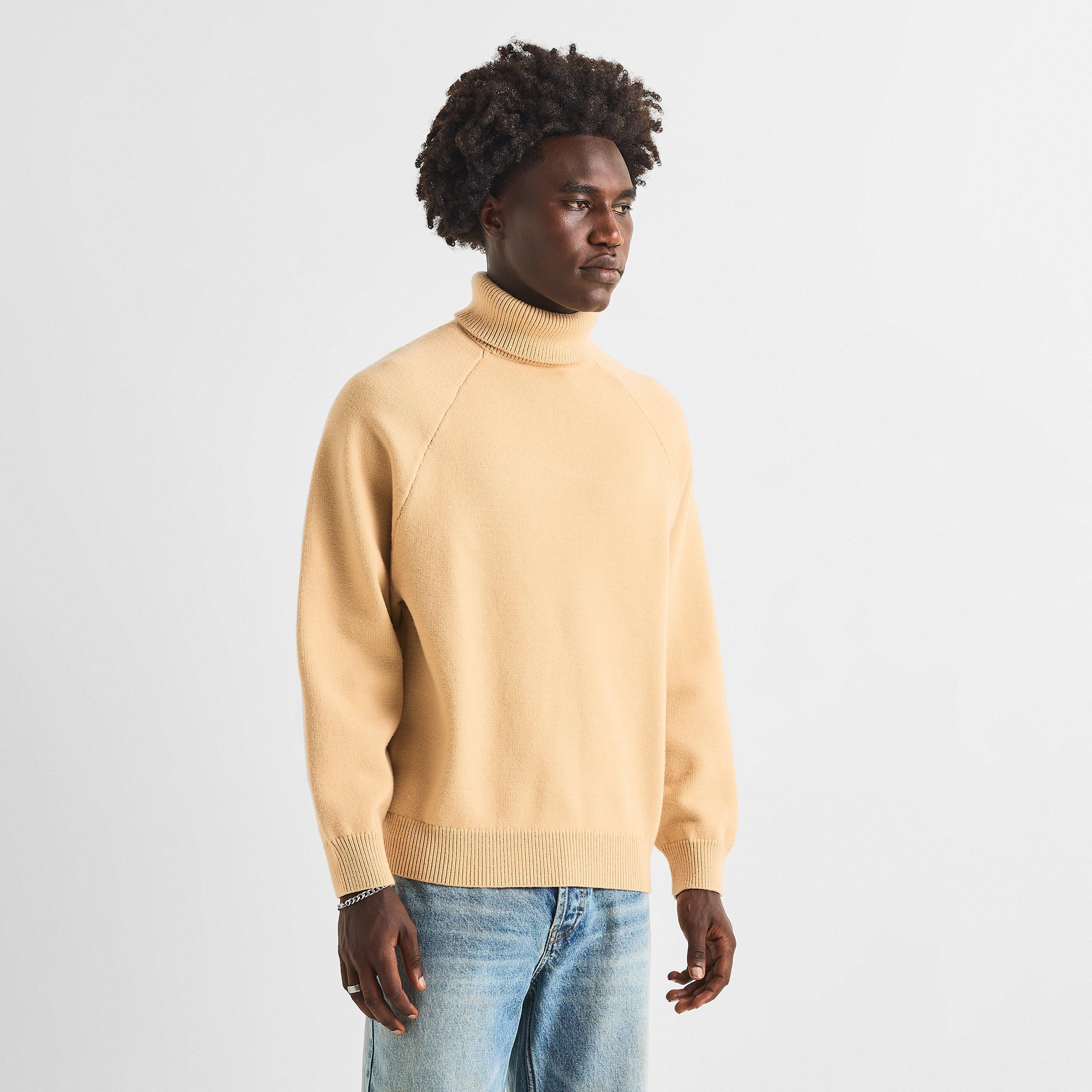Sand - Fear Of God Essentials - Unisex Adults Turtleneck Turtle Neck Jumper - 3