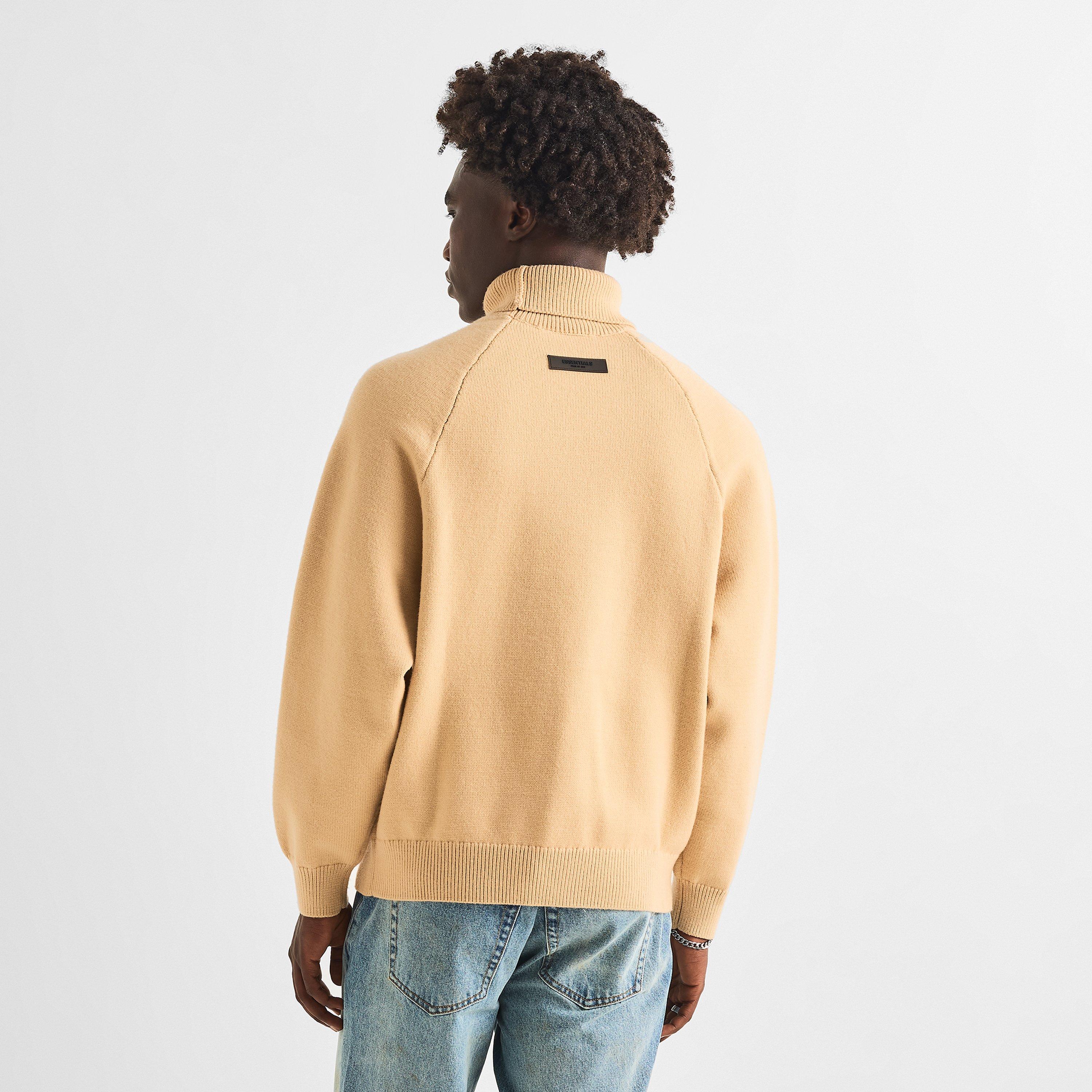 Sand - Fear Of God Essentials - Unisex Adults Turtleneck Turtle Neck Jumper - 4