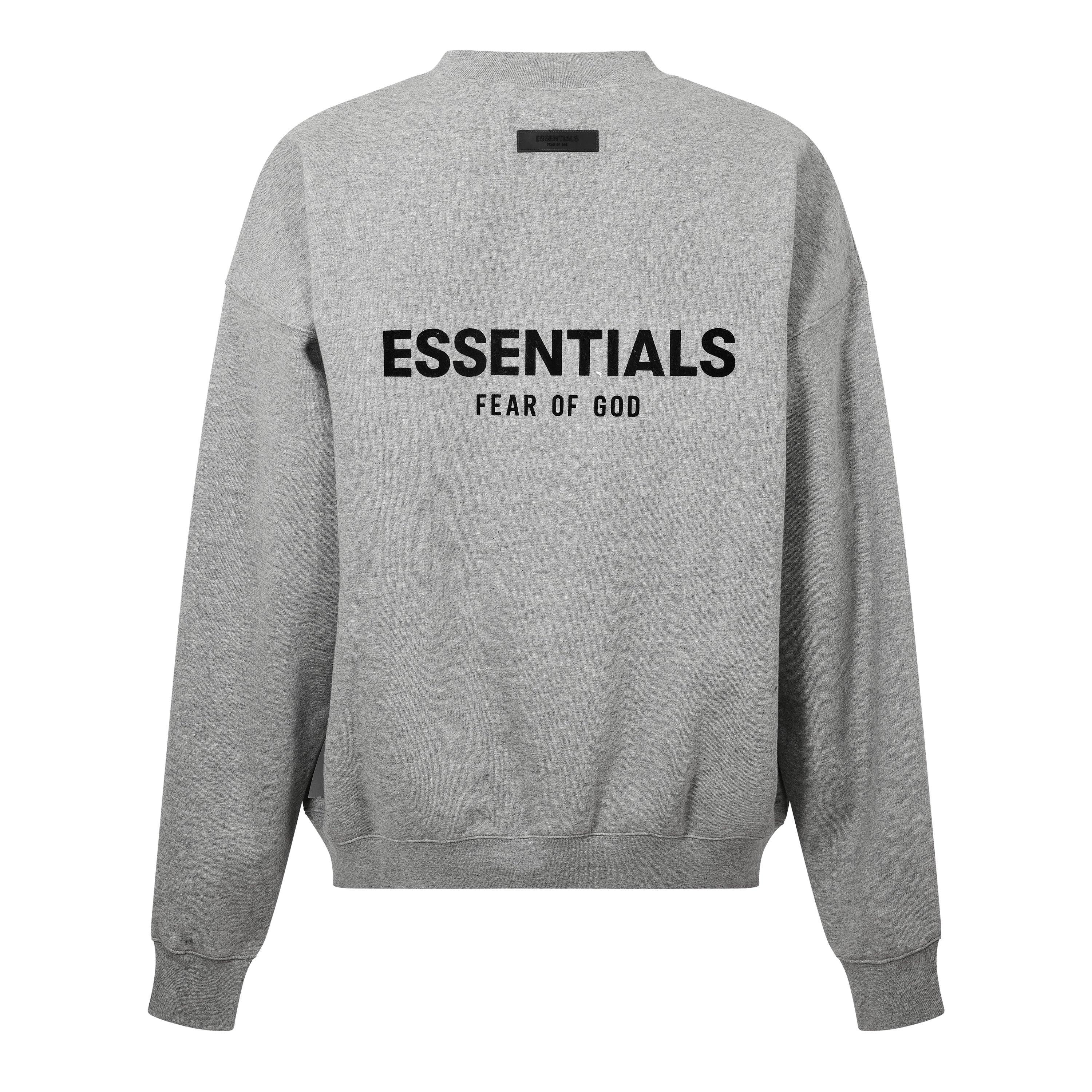 Dark Oatmeal - Fear Of God Essentials - Unisex Adults Crew Neck Jumper - 2