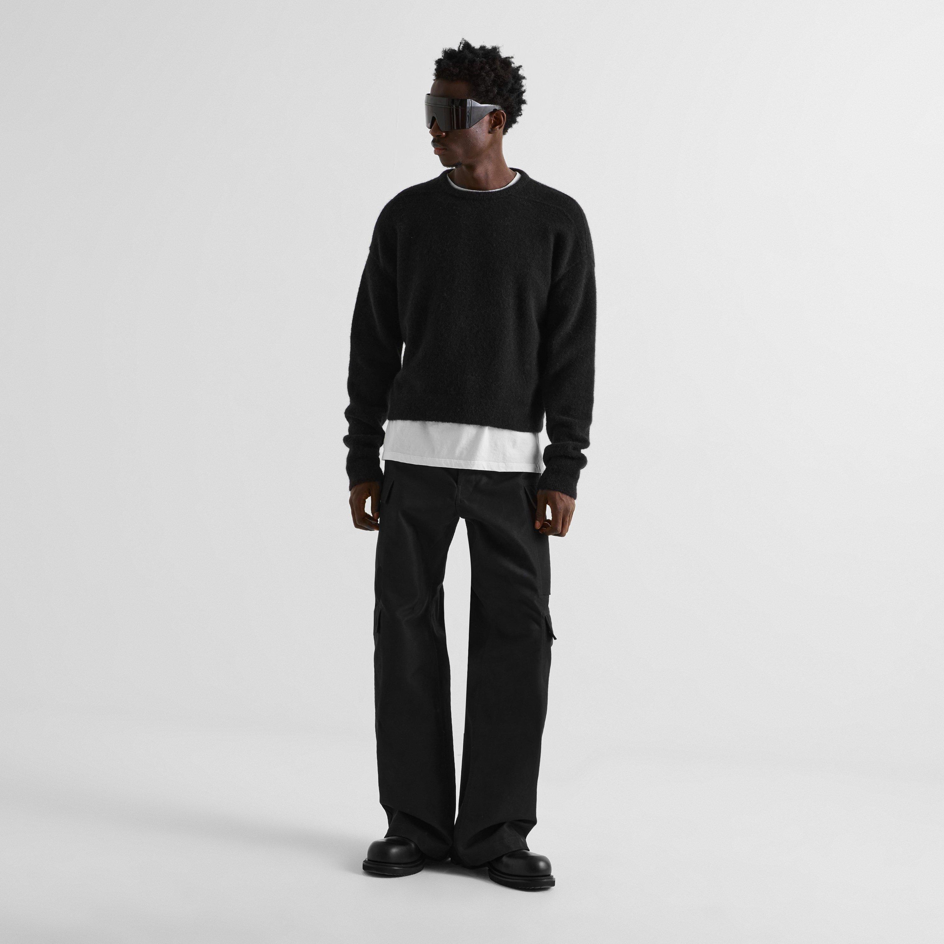 Black - Rick Owens - Round Neck Sweater - 6