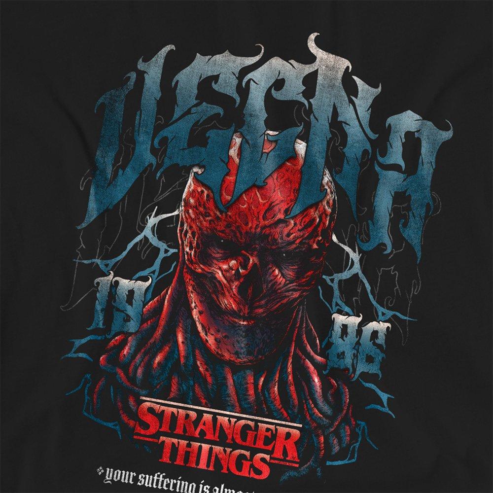 Black - Stranger Things - Stranger Things Vecna Evil Band 86 Ladies T Shirt - 2
