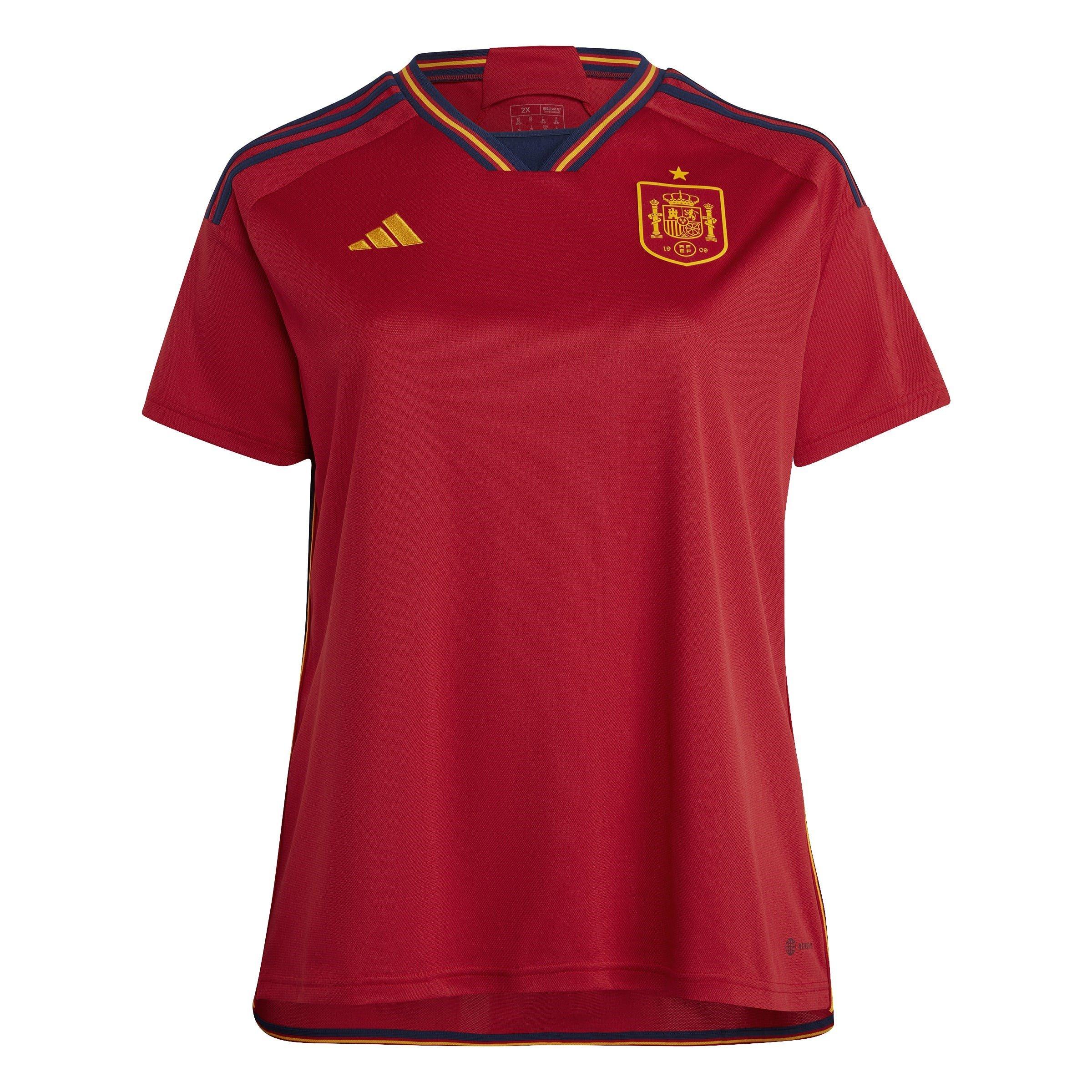 Adidas Women's Spain Home Shirt 2022 - Red - 6XL(28-30)