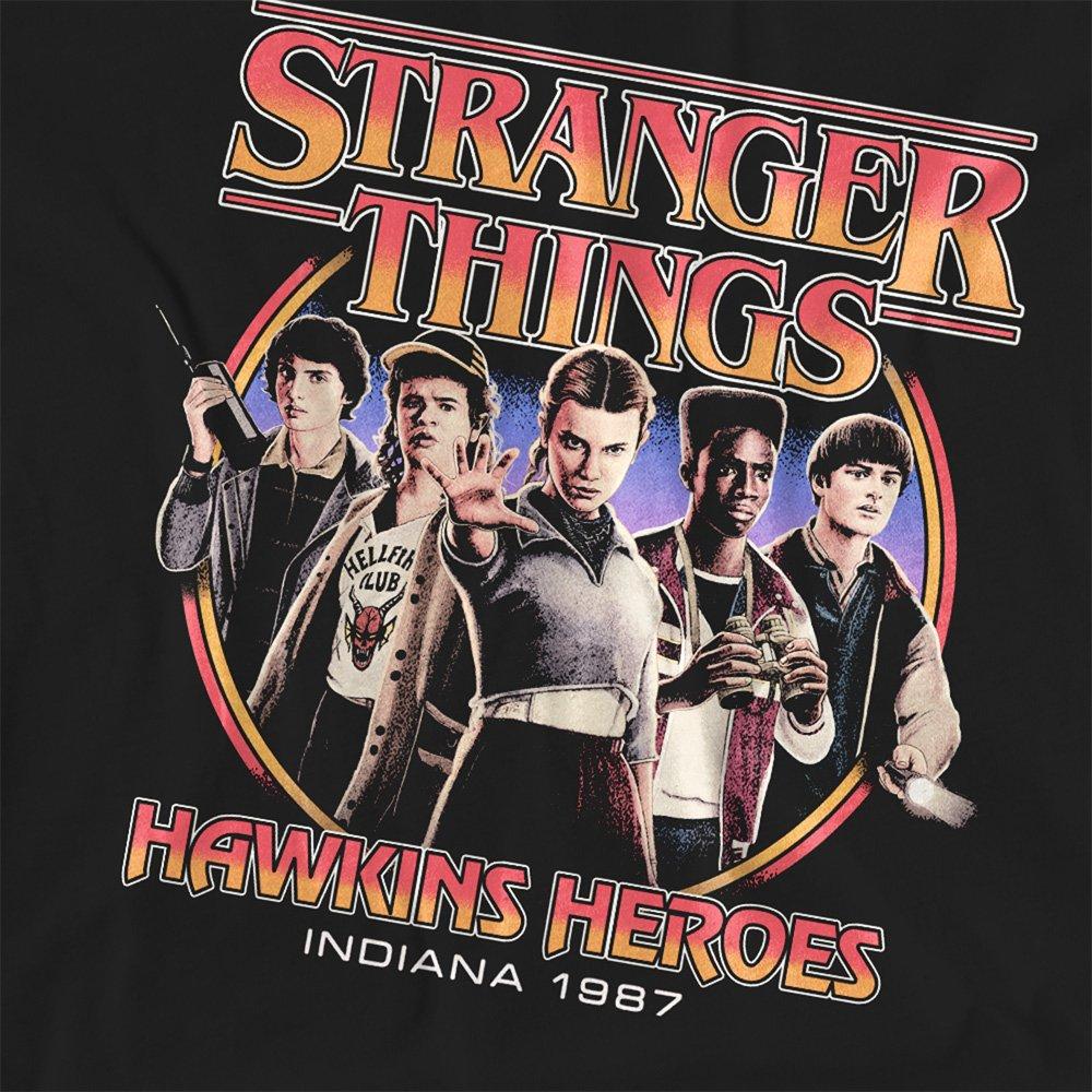 Black - Stranger Things - Stranger Things Hawkins Heroes Group 1987 Fashion - 2